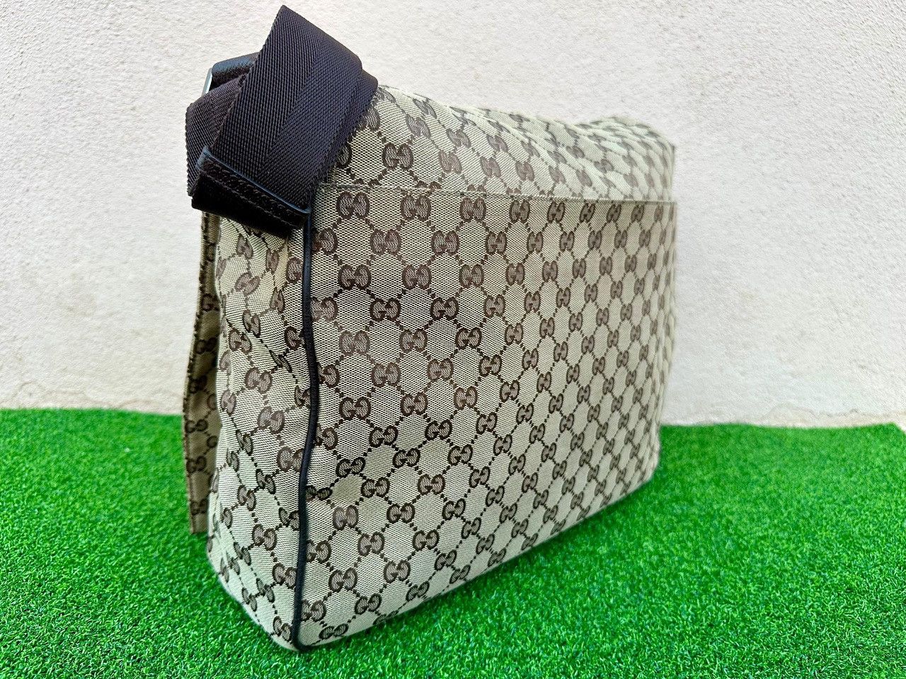 Gucci Authentic Gucci GG Monogram Large Flap Messenger Bag Size ONE SIZE - 3 Thumbnail