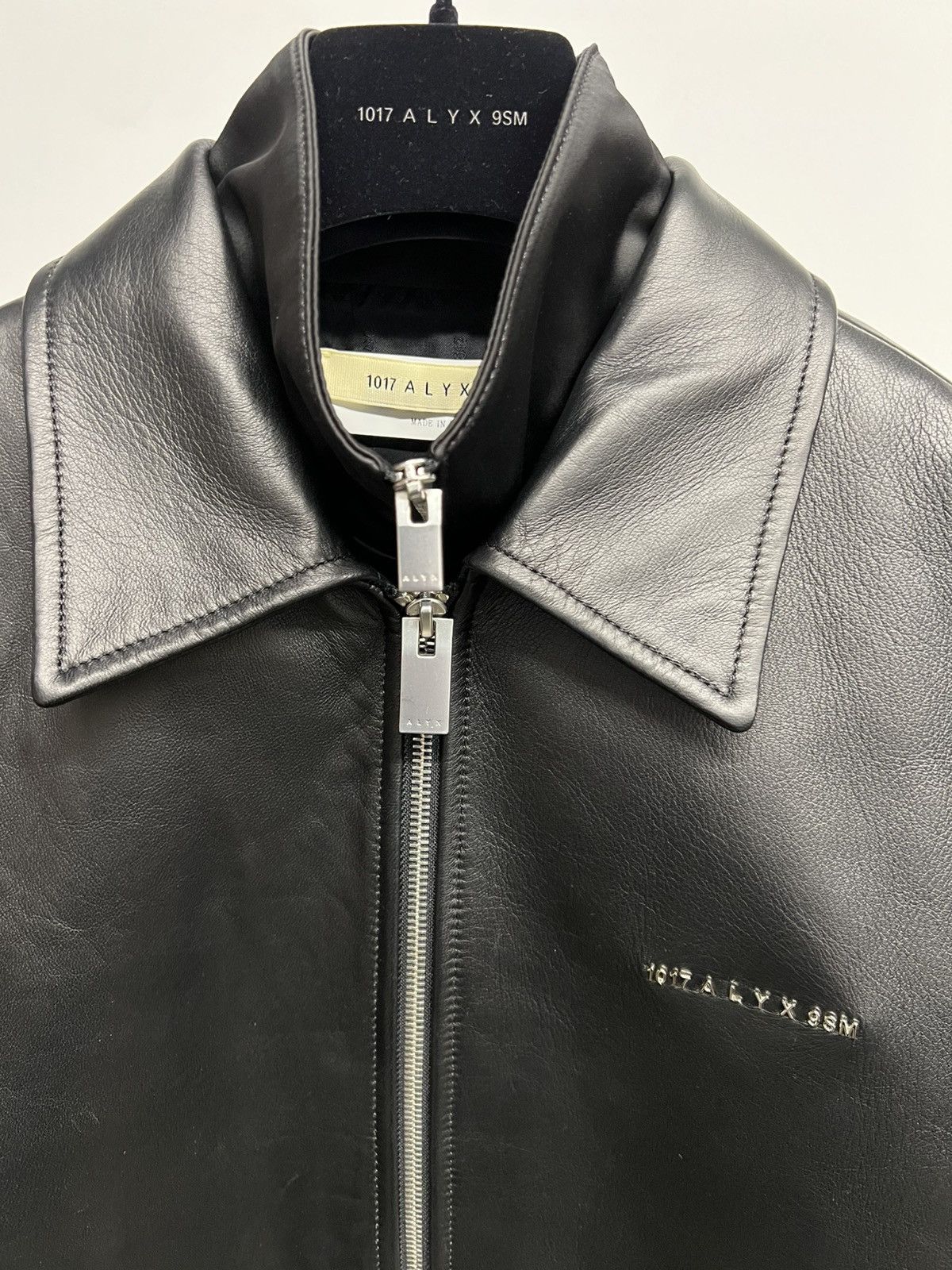 1017 ALYX 9SM × MMW Alyx Double Zip Leather Shirt Size US S / EU 44-46 / 1 - 3 Thumbnail