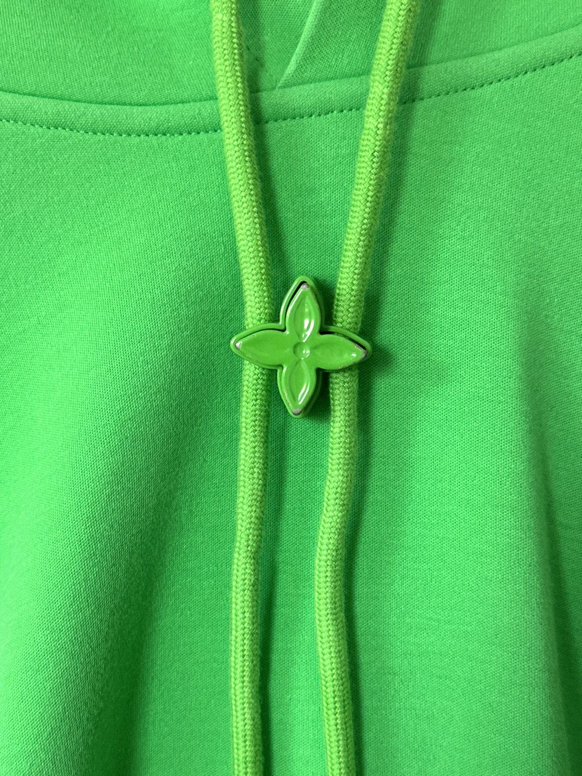 Louis Vuitton LV x Virgil Abloh Monogram Flower Opal Green Hoodie Size US XL / EU 56 / 4 - 4 Thumbnail