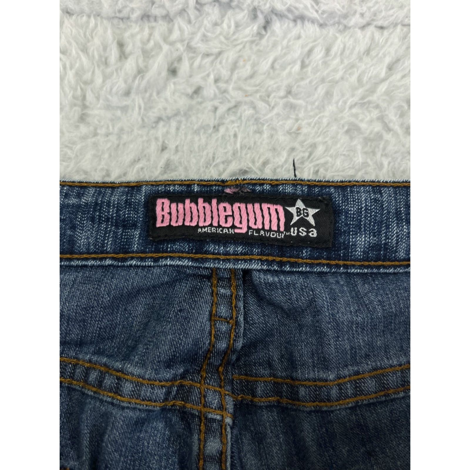 Vintage Bubblegum Jeans Womens 30 Blue Denim Bootcut Cotton Blend 30x32 Jeans Bootscut Womens Blue Bubblegum 90s Western Modern Classics Size 30" / US 8 / IT 44 - 3 Thumbnail