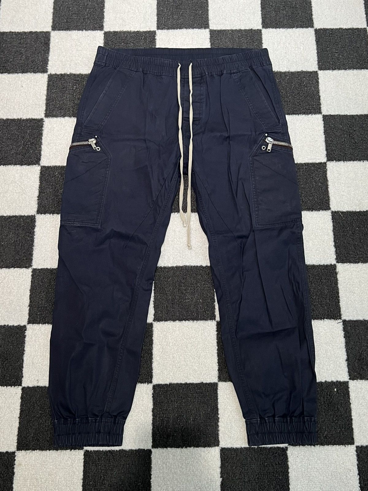 Rick Owens Performa FW 20 Navy Pants