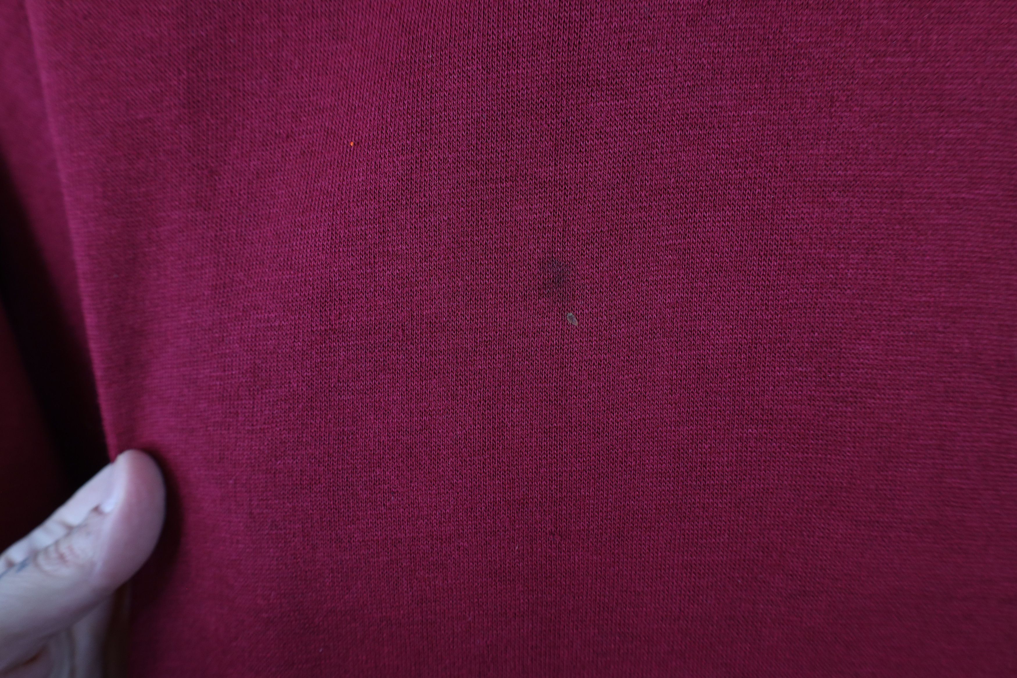 Vintage Vintage 90s Streetwear Blank Hoodie Sweatshirt Red Size US XXL / EU 58 / 5 - 5 Thumbnail