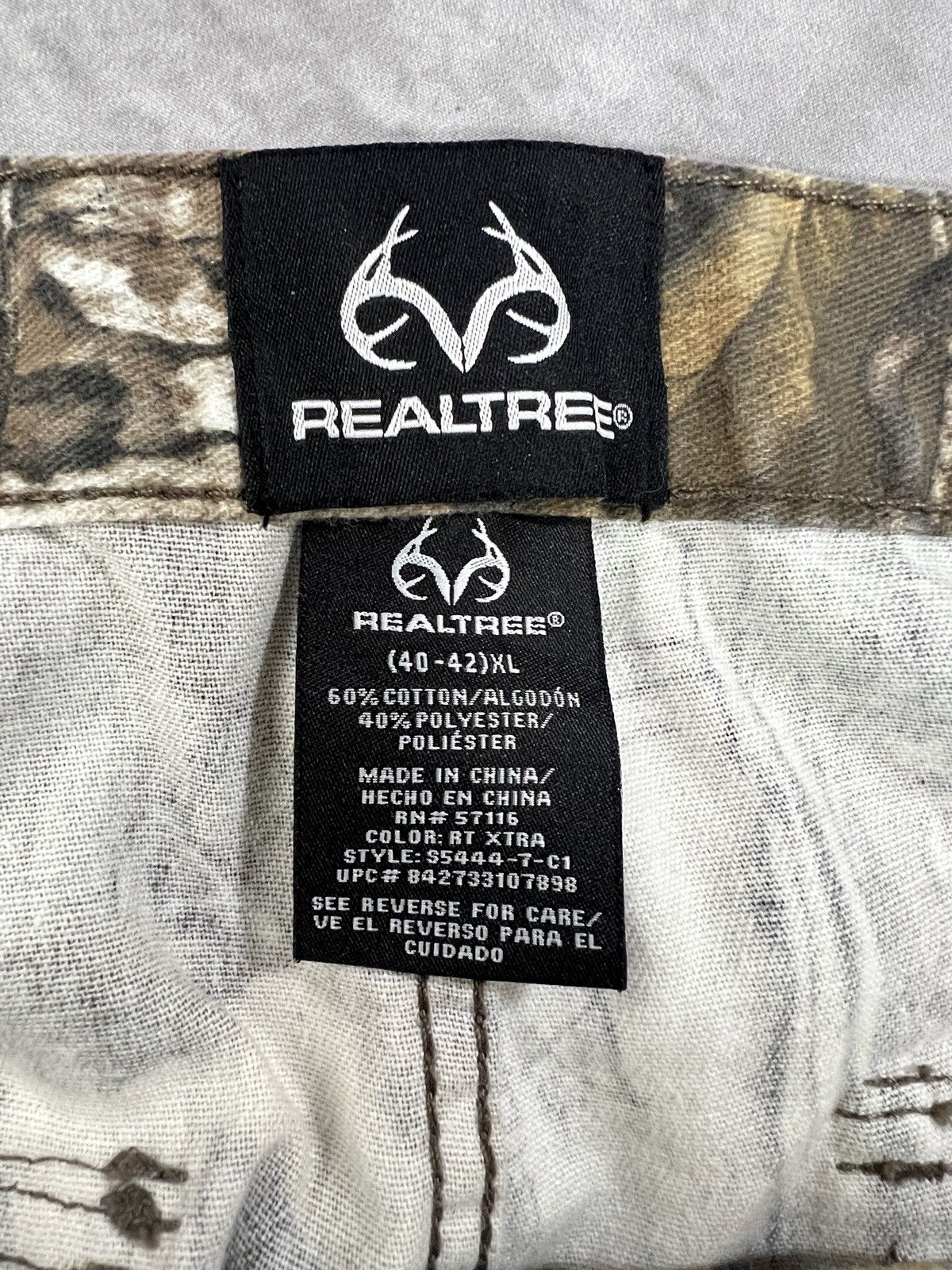 Realtree Realtree Camouflage Cargo Pants Mens Hunting Utility w/Hem Size US 40 / EU 56 - 4 Thumbnail