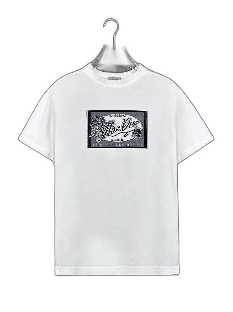 Dior Dior White Casual Short Sleeve T-Shirt Size US L / EU 52-54 / 3 - 1 Thumbnail