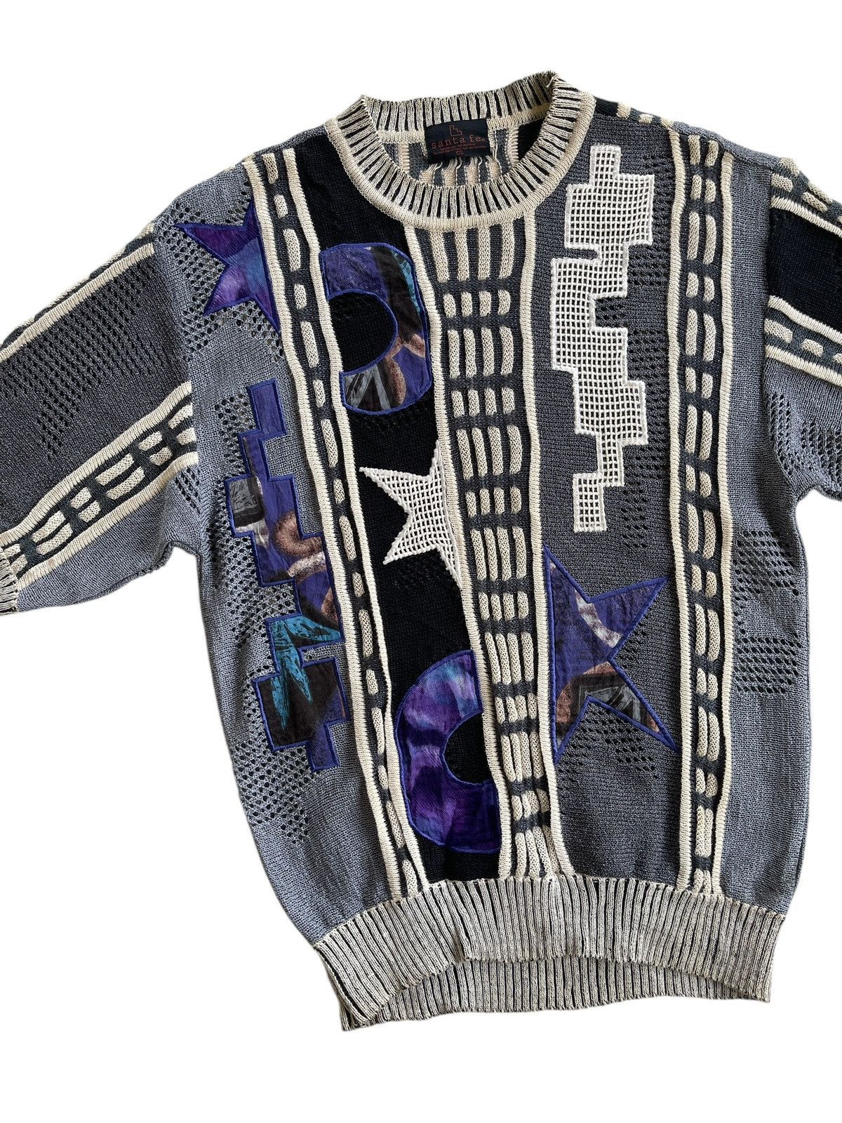 Japanese Brand Vintage Santa Fe Knitted Sweater Size US S / EU 44-46 / 1 - 4 Thumbnail