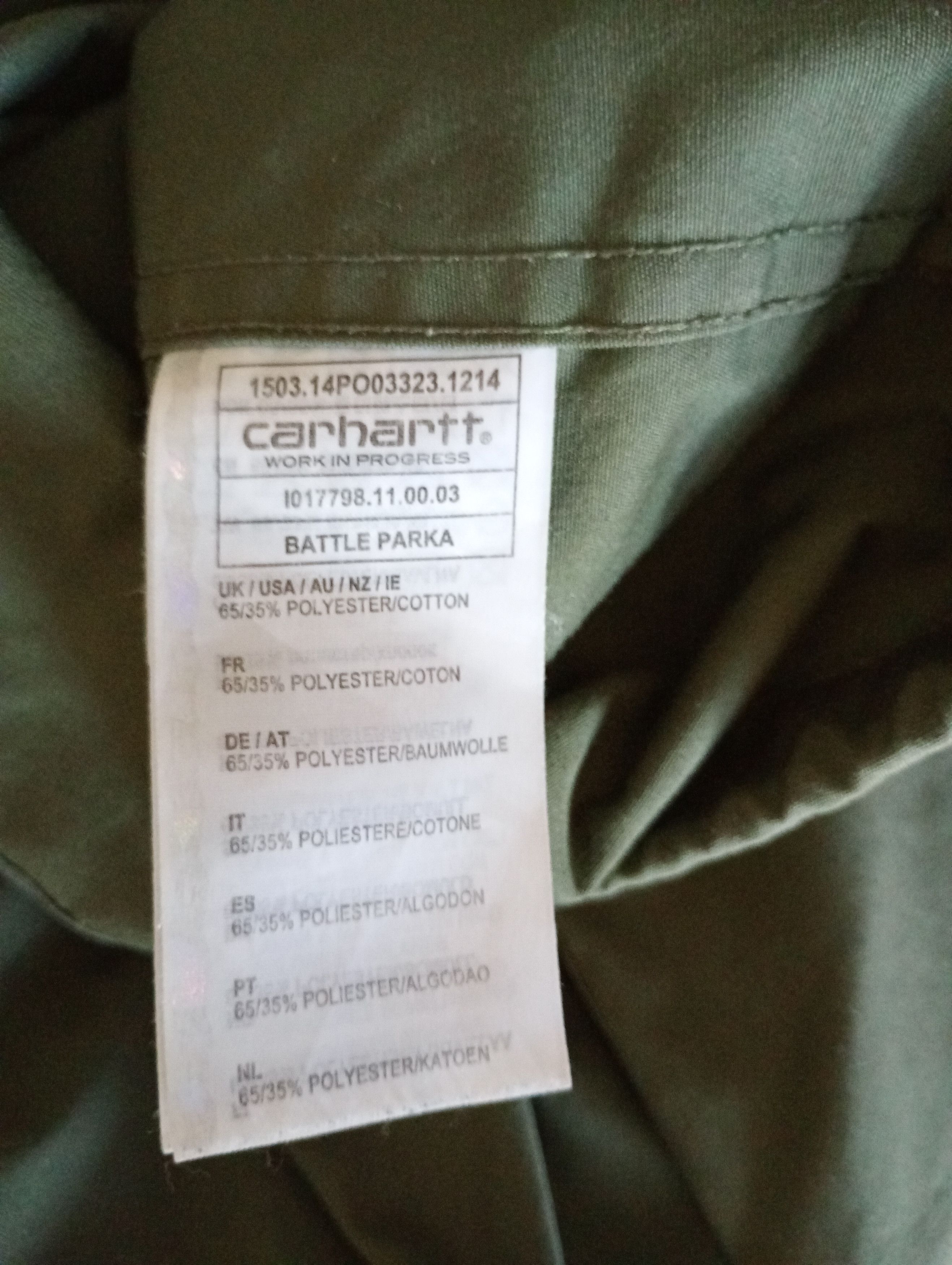 Carhartt Wip Carhartt Wip Battle parka Size US S / EU 44-46 / 1 - 9 Thumbnail