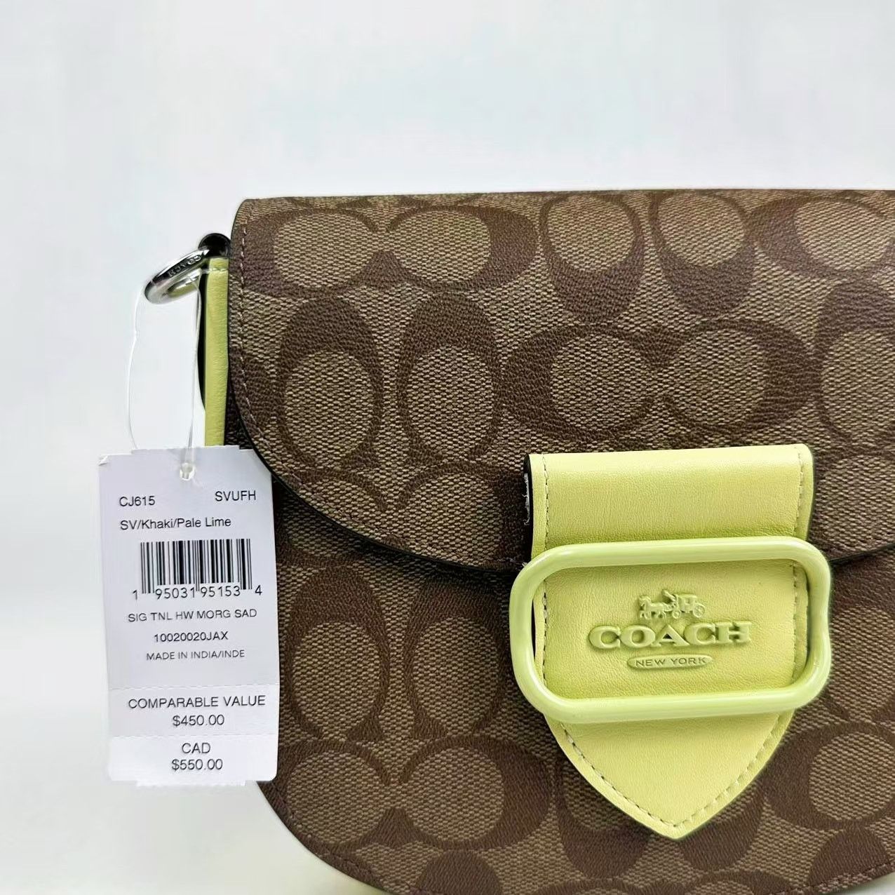 Coach COACH CJ615 Morgan Saddle Bag In Signature Canvas Size ONE SIZE - 5 Thumbnail