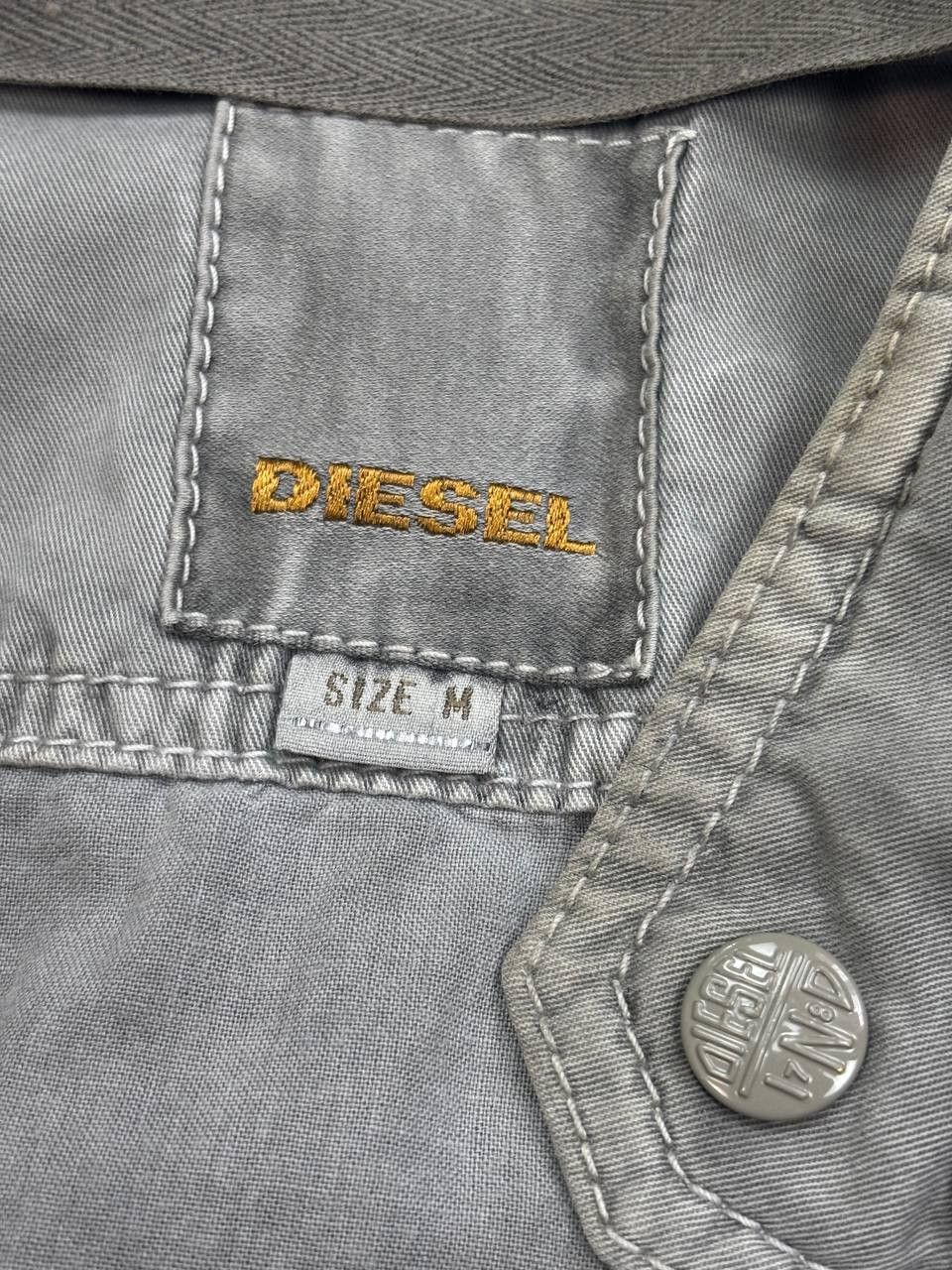 Diesel Diesel Distressed Grey Moto Jacket Size M Size US M / EU 48-50 / 2 - 16 Thumbnail