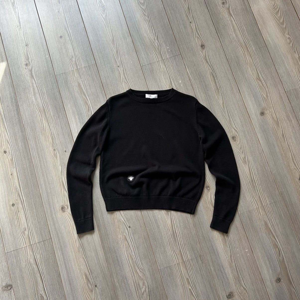 Dior Vintage Dior Uniform Bee Logo Knit Sweater Size S / US 4 / IT 40 - 10 Thumbnail