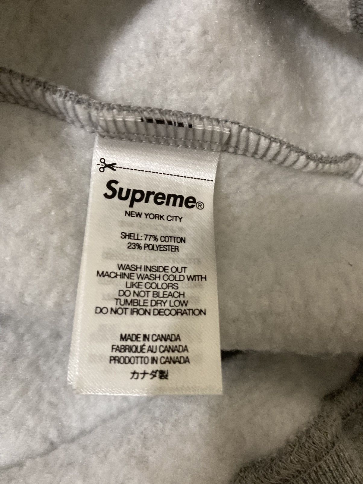 Supreme Supreme Gradient Hoodie Heather Grey Size US M / EU 48-50 / 2 - 6 Thumbnail
