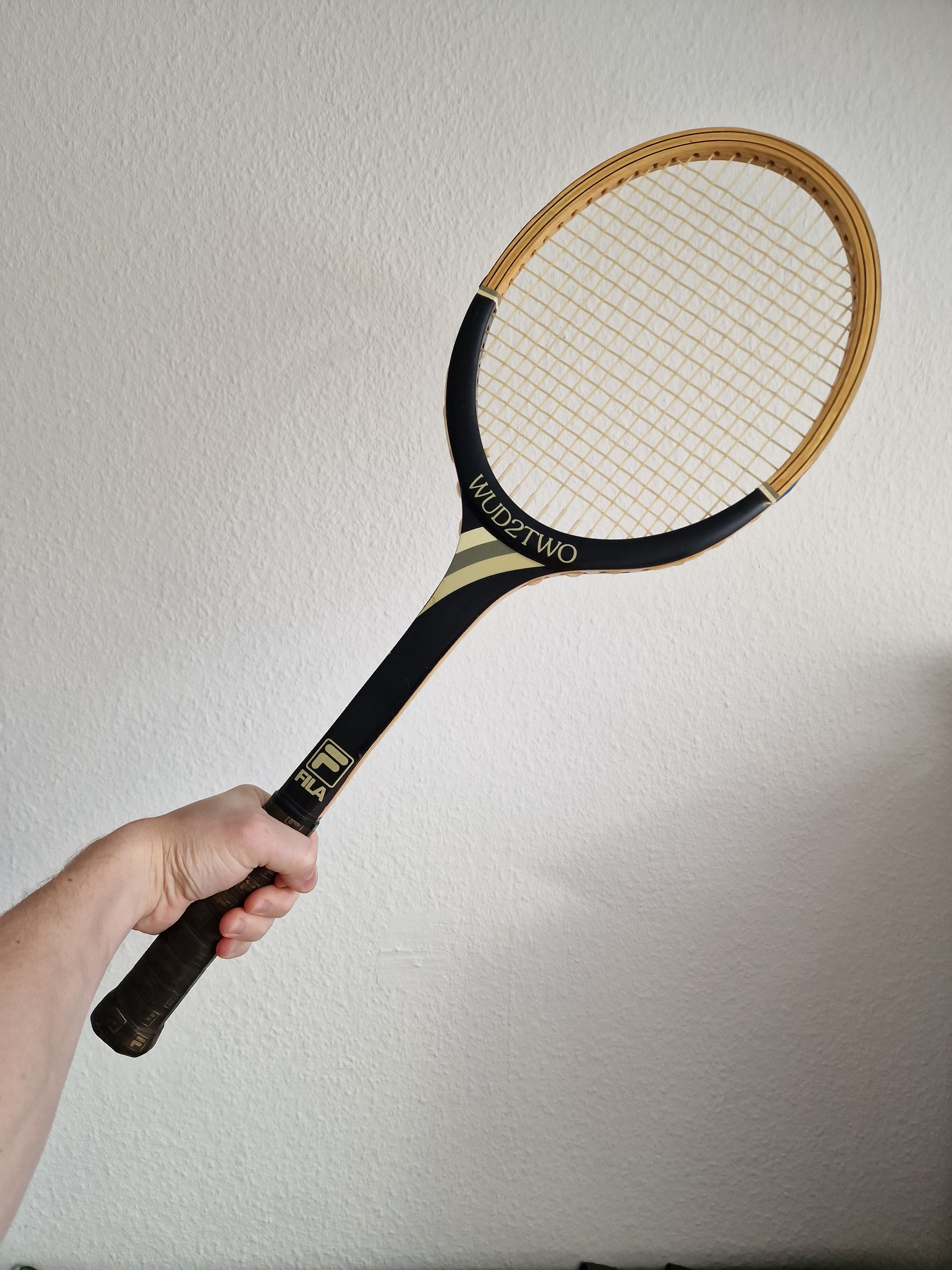 Fila × Vintage FILA WUD2TWO 4 3/8 Vintage tennis raquet wood Size ONE SIZE - 17 Thumbnail