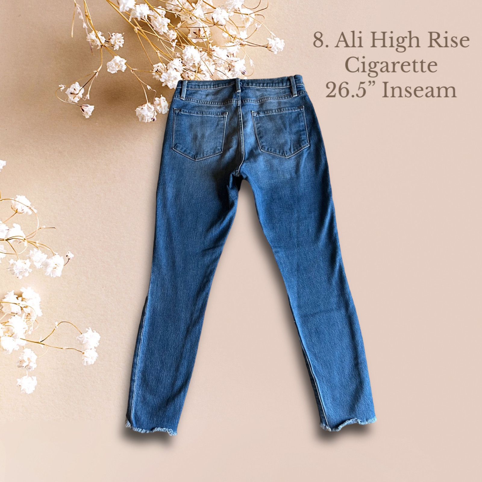 Frame Lot of 8 FRAME Denim Designer Jeans Women’s Size 28” Waist Size 28" / US 6 / IT 42 - 18 Thumbnail