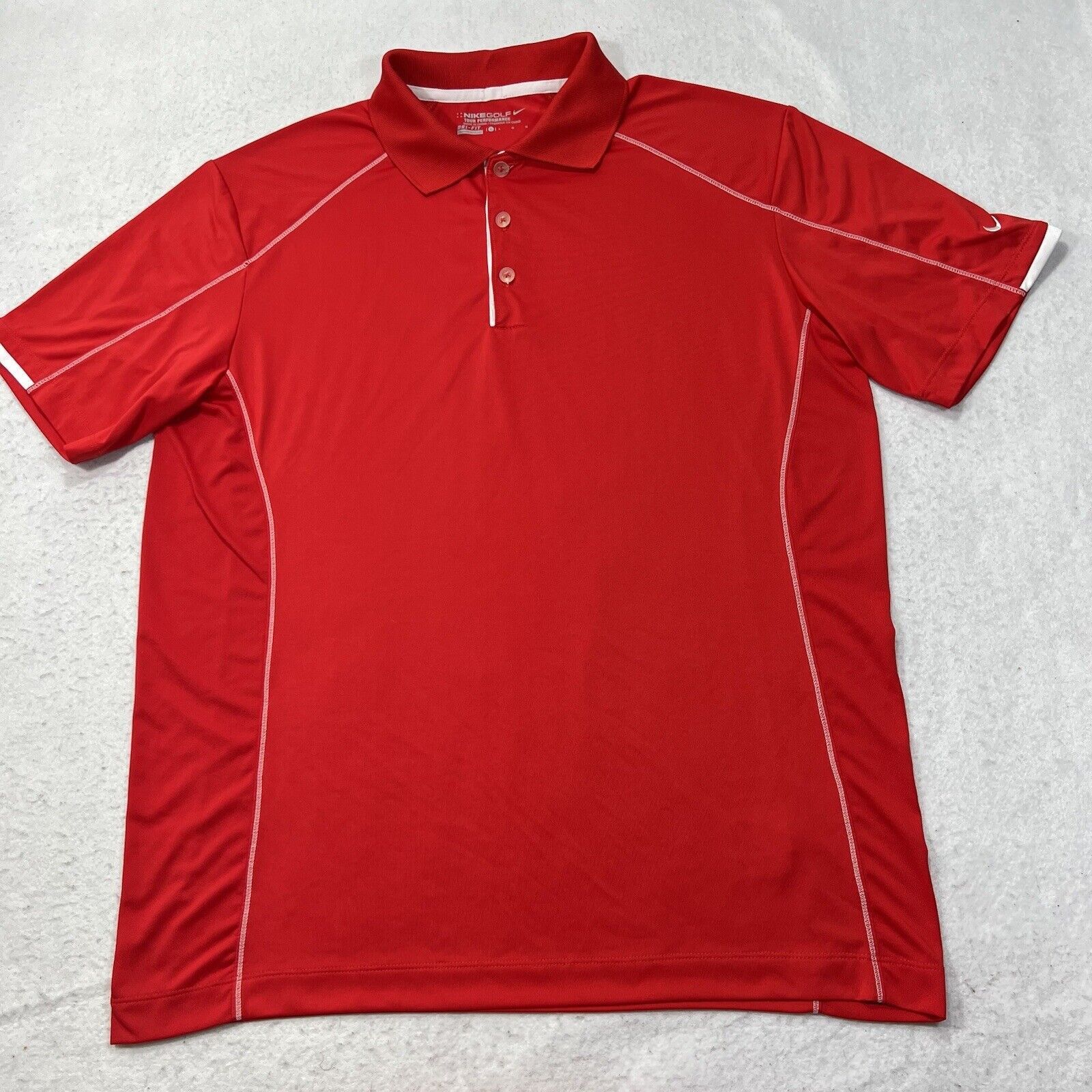 Nike Nike Golf Tour Collection Athletic Polo Dri Fit Shirt Size US L / EU 52-54 / 3 - 1 Thumbnail