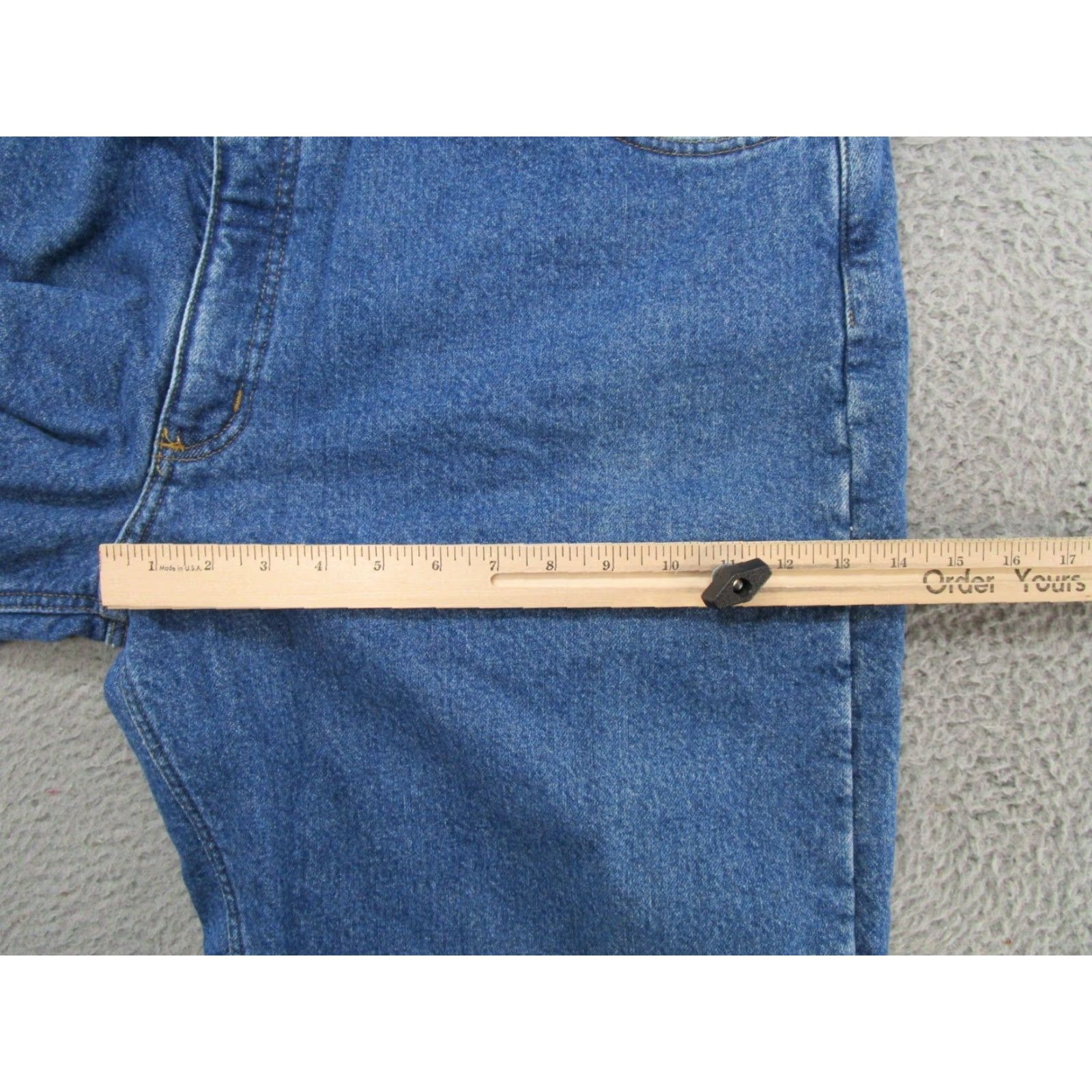 Carhartt Carhartt Jeans Men's 42x30 Blue Denim Fleece Lined Black Workwear Outdoor Size US 42 / EU 58 - 7 Thumbnail