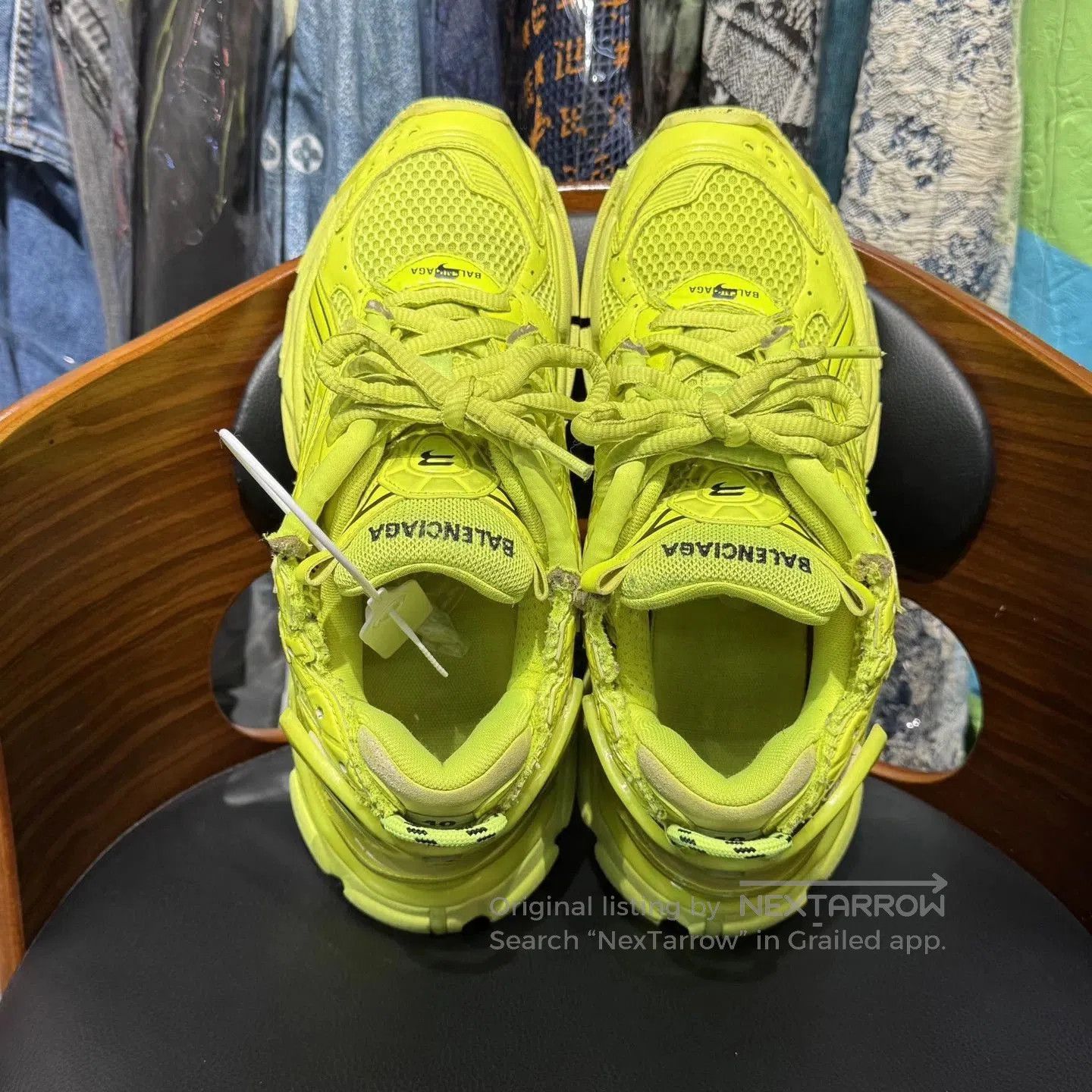 Balenciaga Yellow High-Top Sneakers Size 7. Size US 7 / EU 40 - 7 Thumbnail