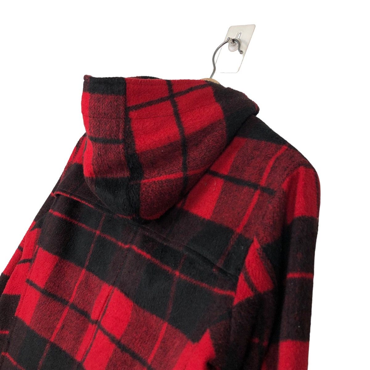 🔥Cropped Wool Biker Jacket Tartan Design Simpilicate Plus