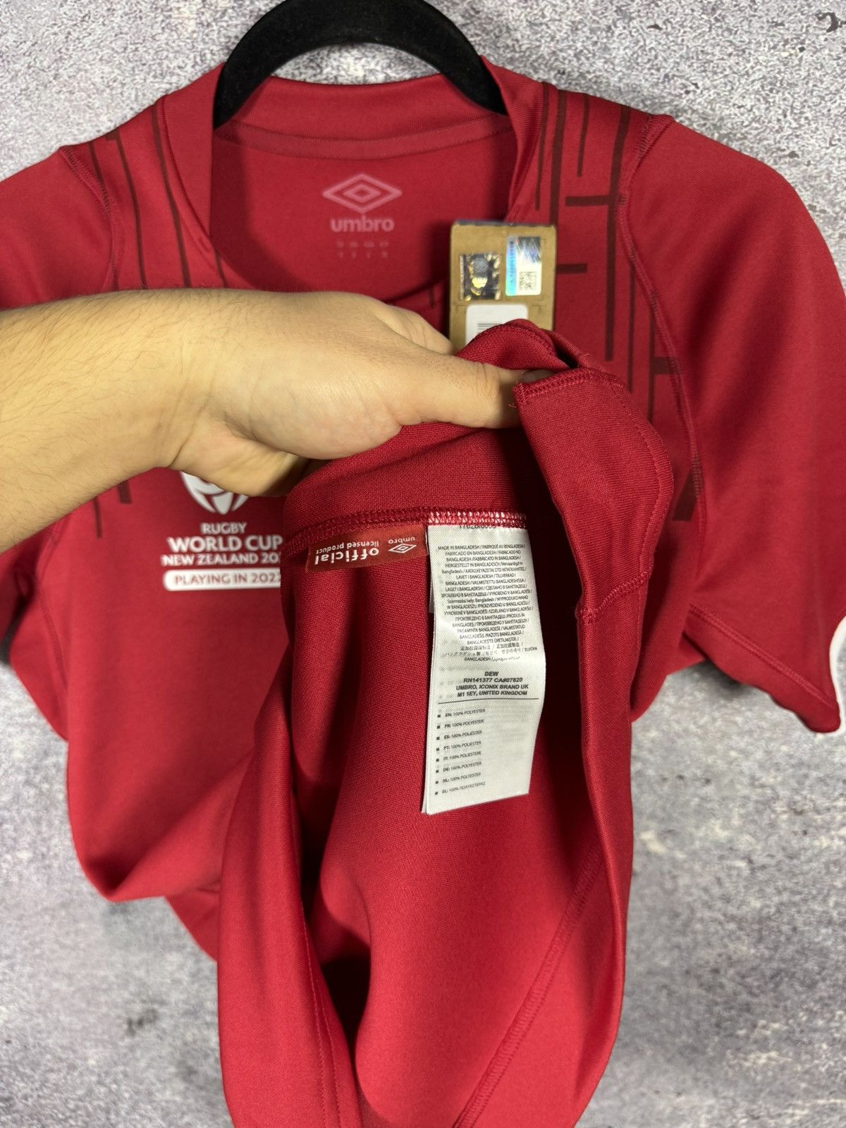 Umbro × Vintage England Rugby Jersey Women's (Size UK12) Umbro Alt World Cup Size US S / EU 44-46 / 1 - 10 Thumbnail