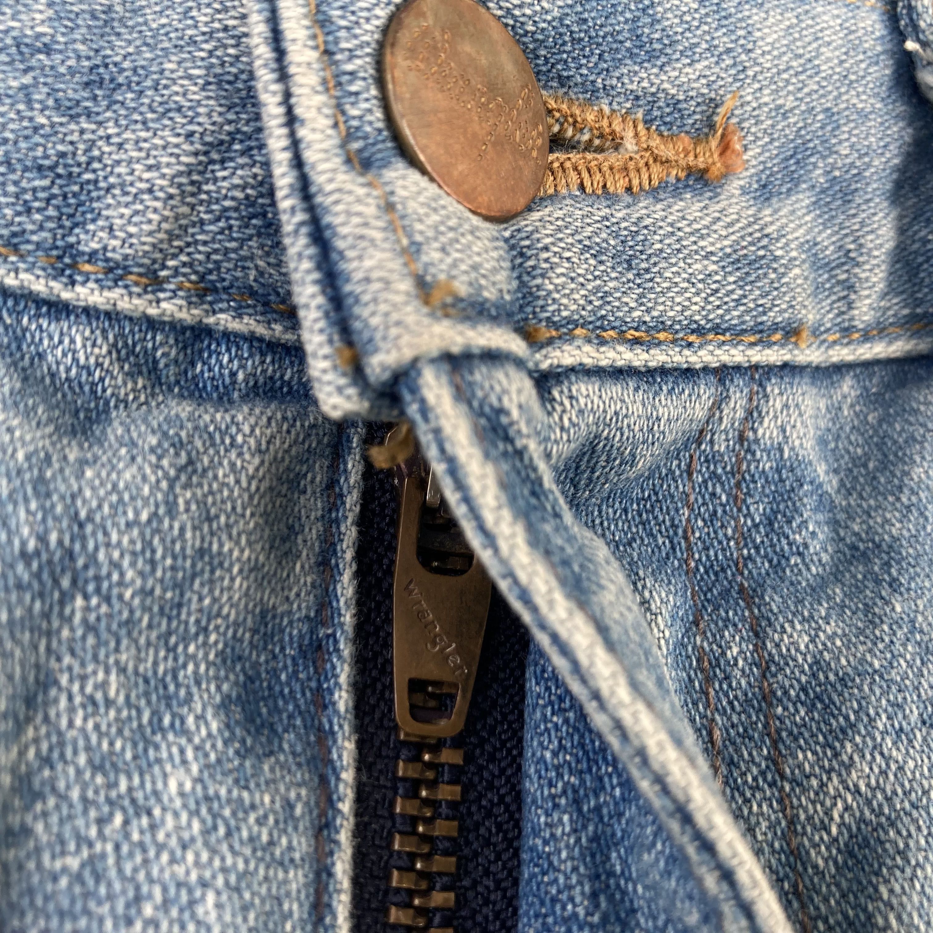 Vintage × Wrangler Vtg Wrangler Blue Denim Wide Flare Women Bootcut Jeans Size 28" / US 6 / IT 42 - 4 Thumbnail