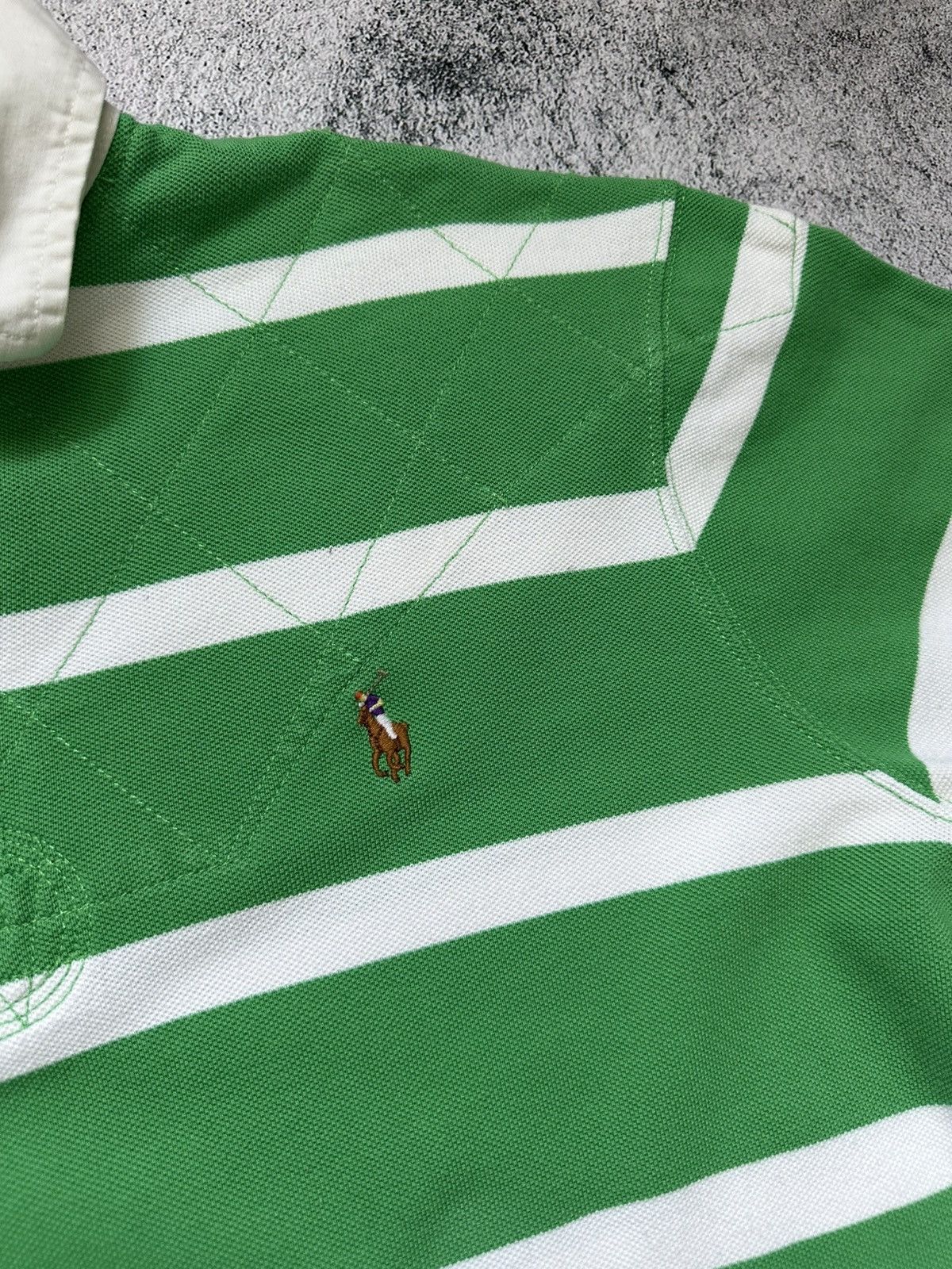 Polo Ralph Lauren Vintage Polo Ralph Lauren Green Style Logo Size US XL / EU 56 / 4 - 10 Thumbnail