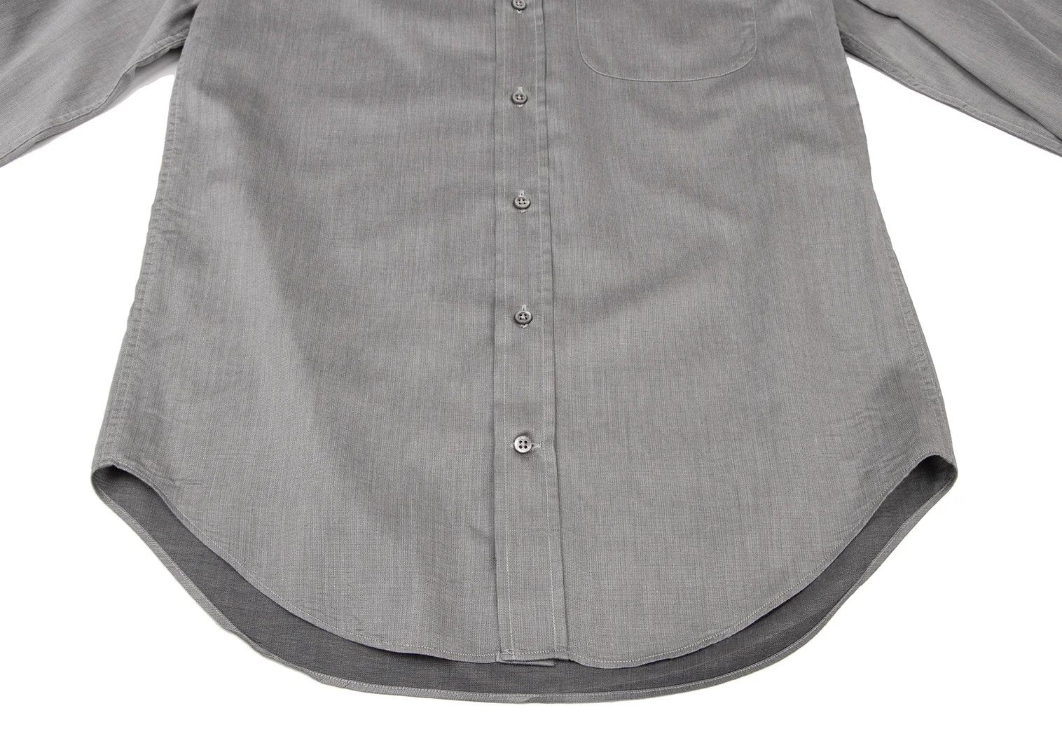 Armani Collezioni Snap Button-Down Shirt in Gray Size 38 Size US XXS / EU 40 - 13 Thumbnail