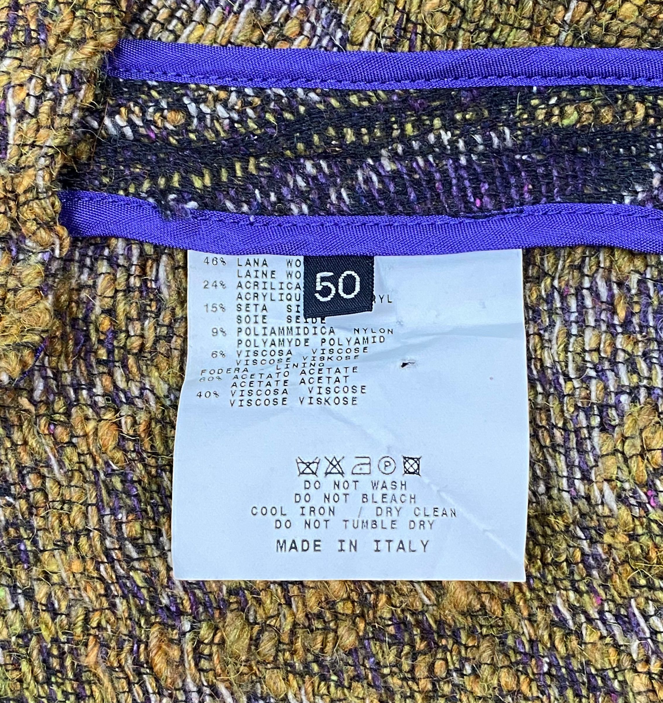 Etro Etro milano paisley print blazer jacket wool-silk size 50 Size XL / US 12-14 / IT 48-50 - 10 Thumbnail