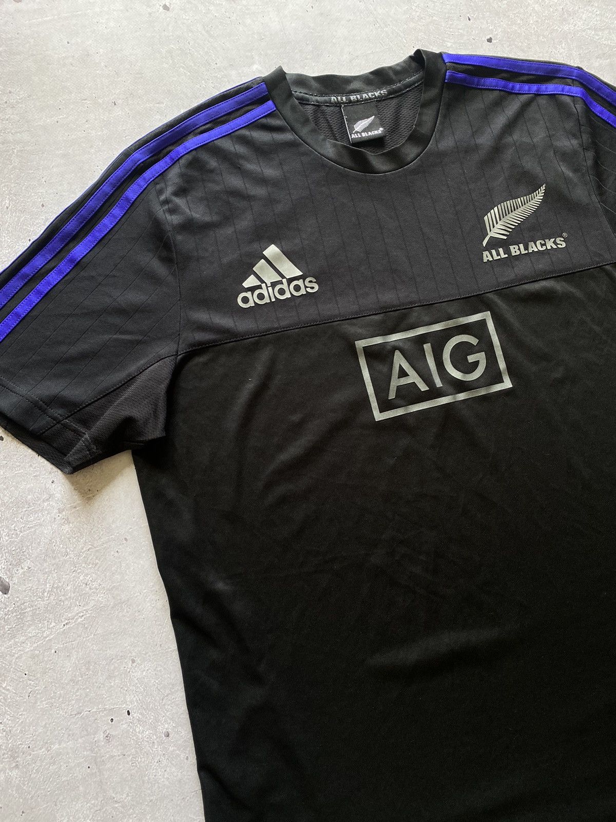Adidas Adidas New Zealand All Blacks Rugby World Cup Train Jersey Size US L / EU 52-54 / 3 - 1 Thumbnail