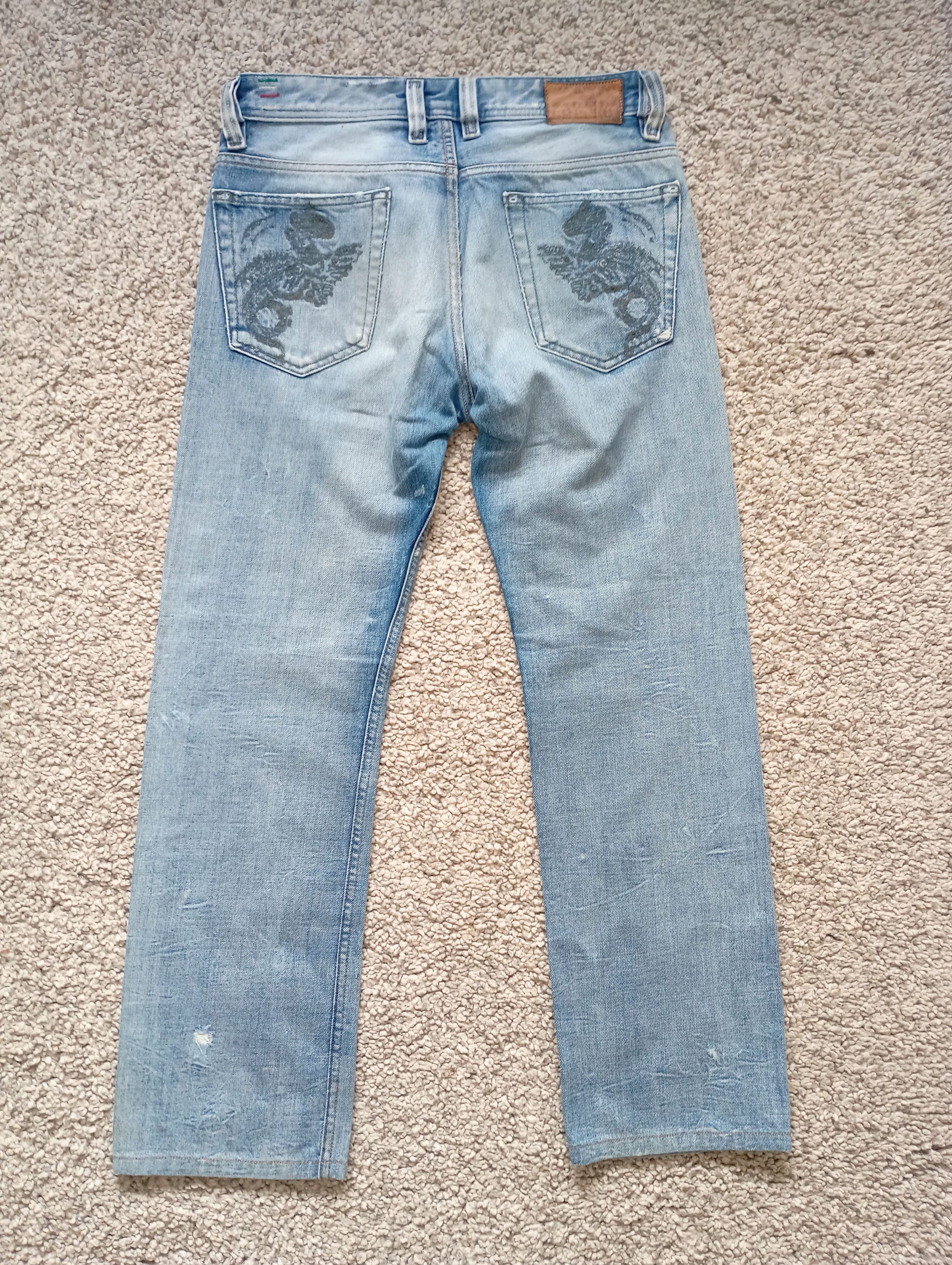 Diesel × Vintage Diesel Industry Distressed Denim Jeans Pants Size US 29 - 1 Thumbnail