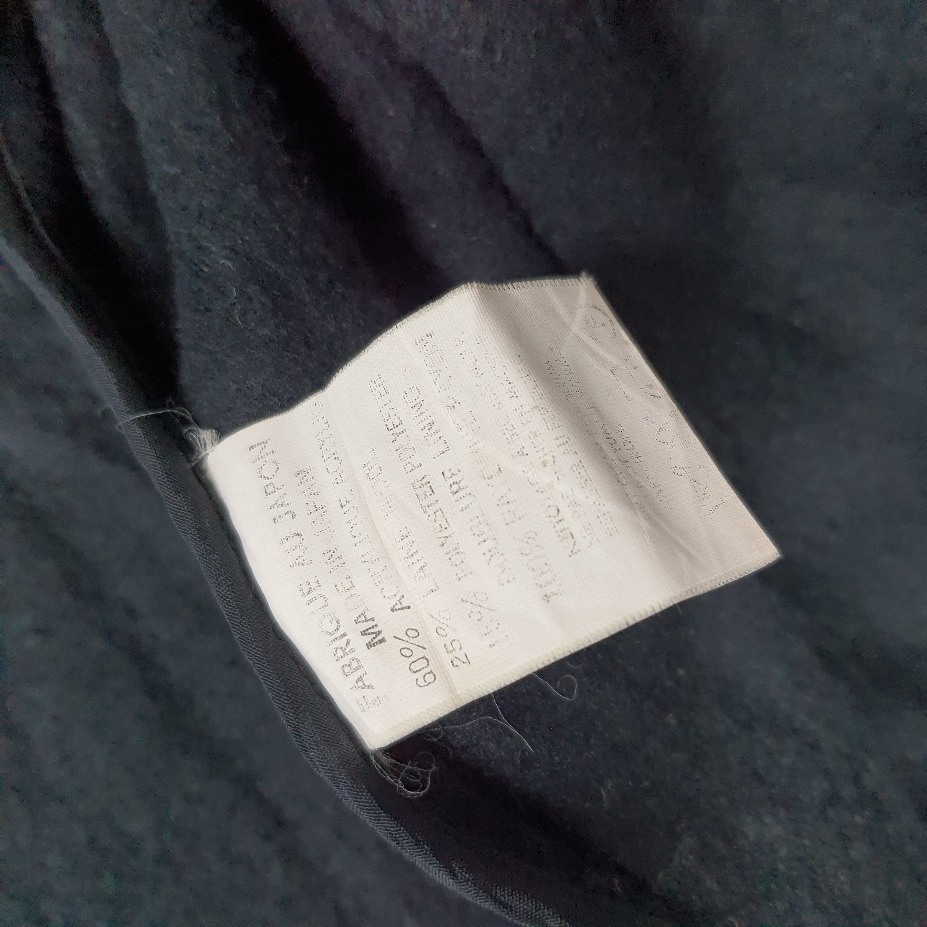 Y's Vintage Y's Yohji Yamamoto Fleece Jacket Overcoat C284N1 Size US XXL / EU 58 / 5 - 8 Thumbnail