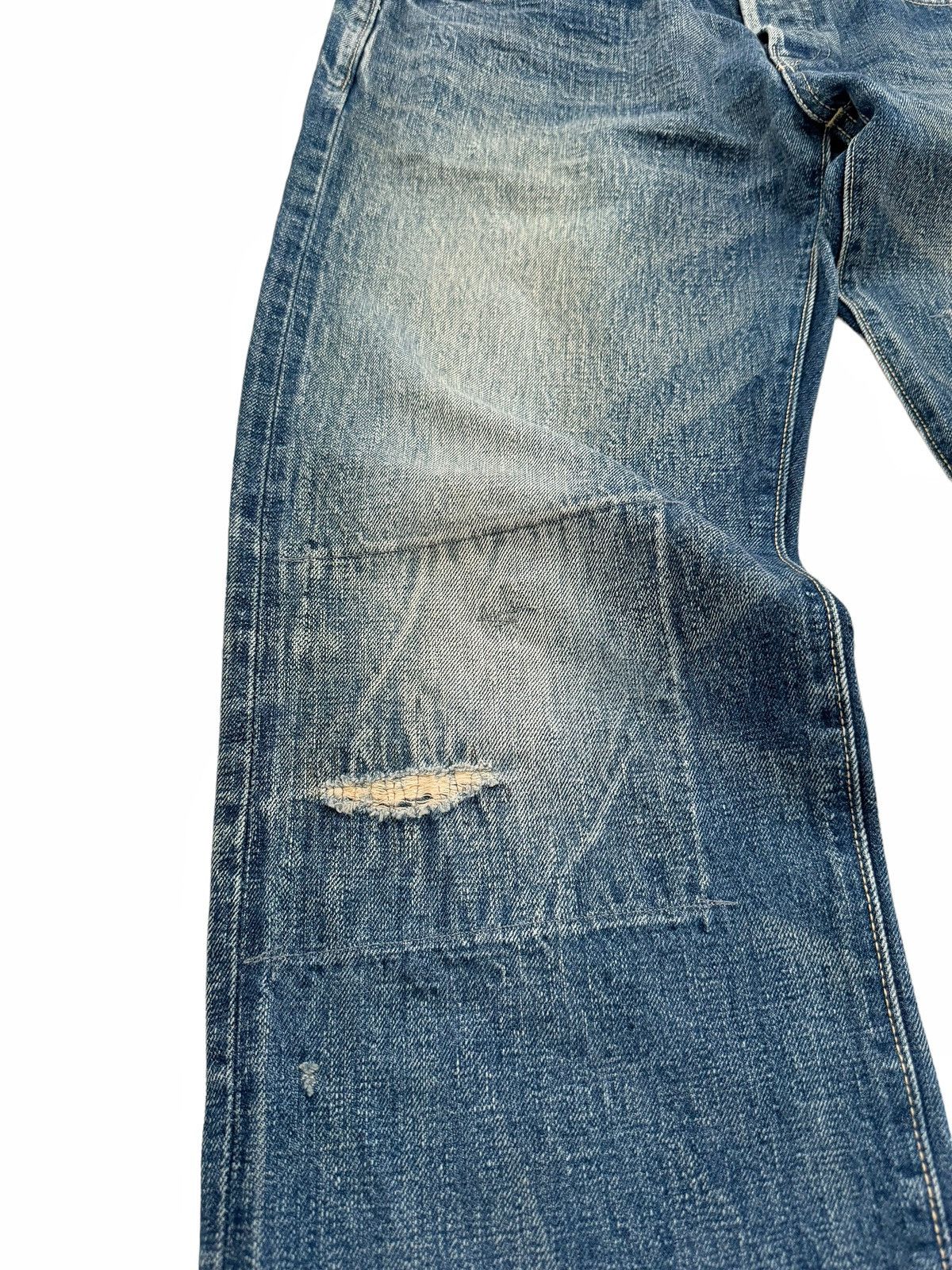 Kapital OG KIRO Kountry Boro Distressed Denim Size US 34 / EU 50 - 8 Thumbnail