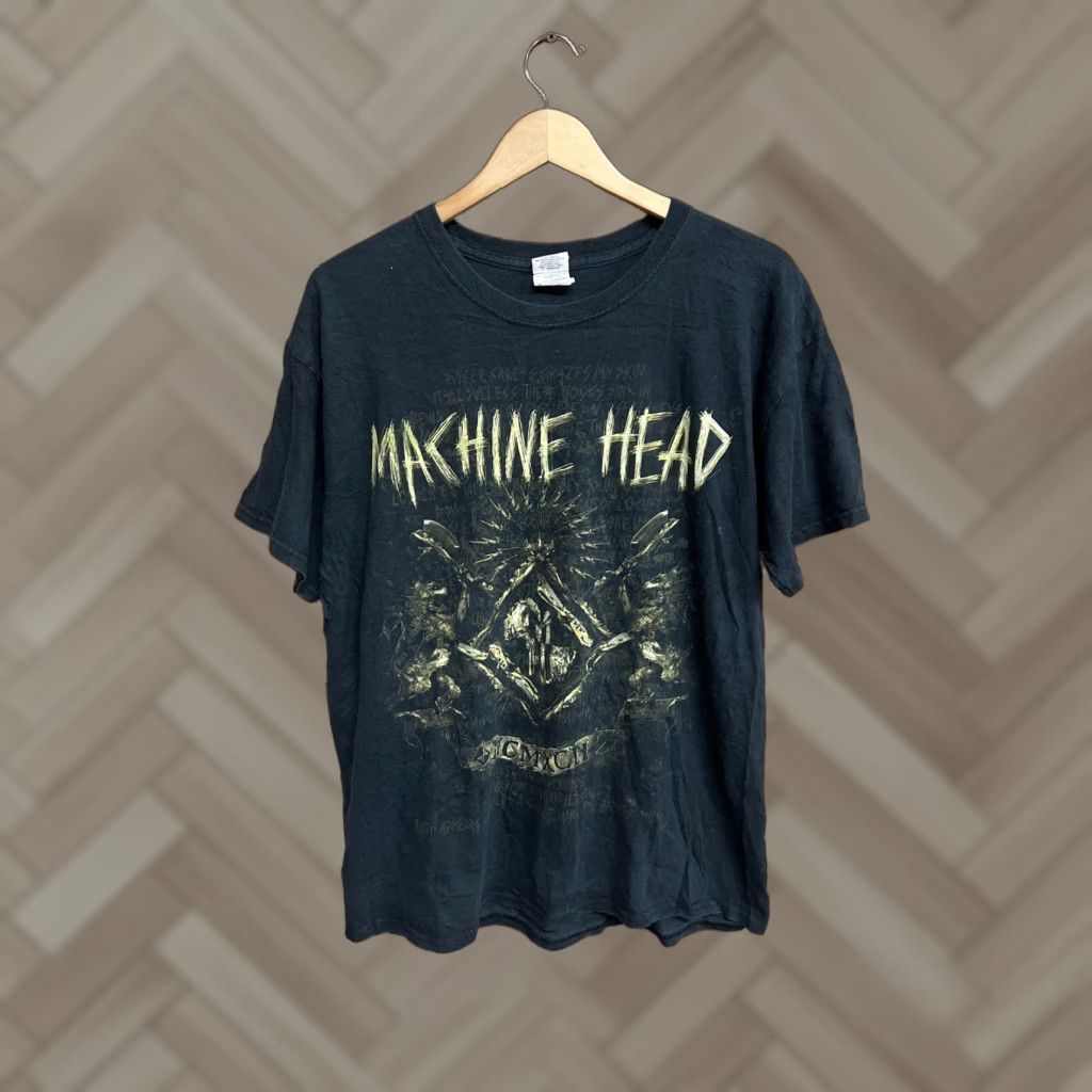Vintage VINTAGE 2011 Machine Head T30 Shirt Large Black 90s Mens Size US L / EU 52-54 / 3 - 1 Thumbnail