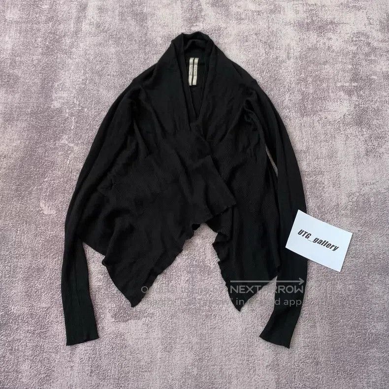 Rick Owens Rick Owens Main Line Wool Cardigan Size US M / EU 48-50 / 2 - 4 Thumbnail
