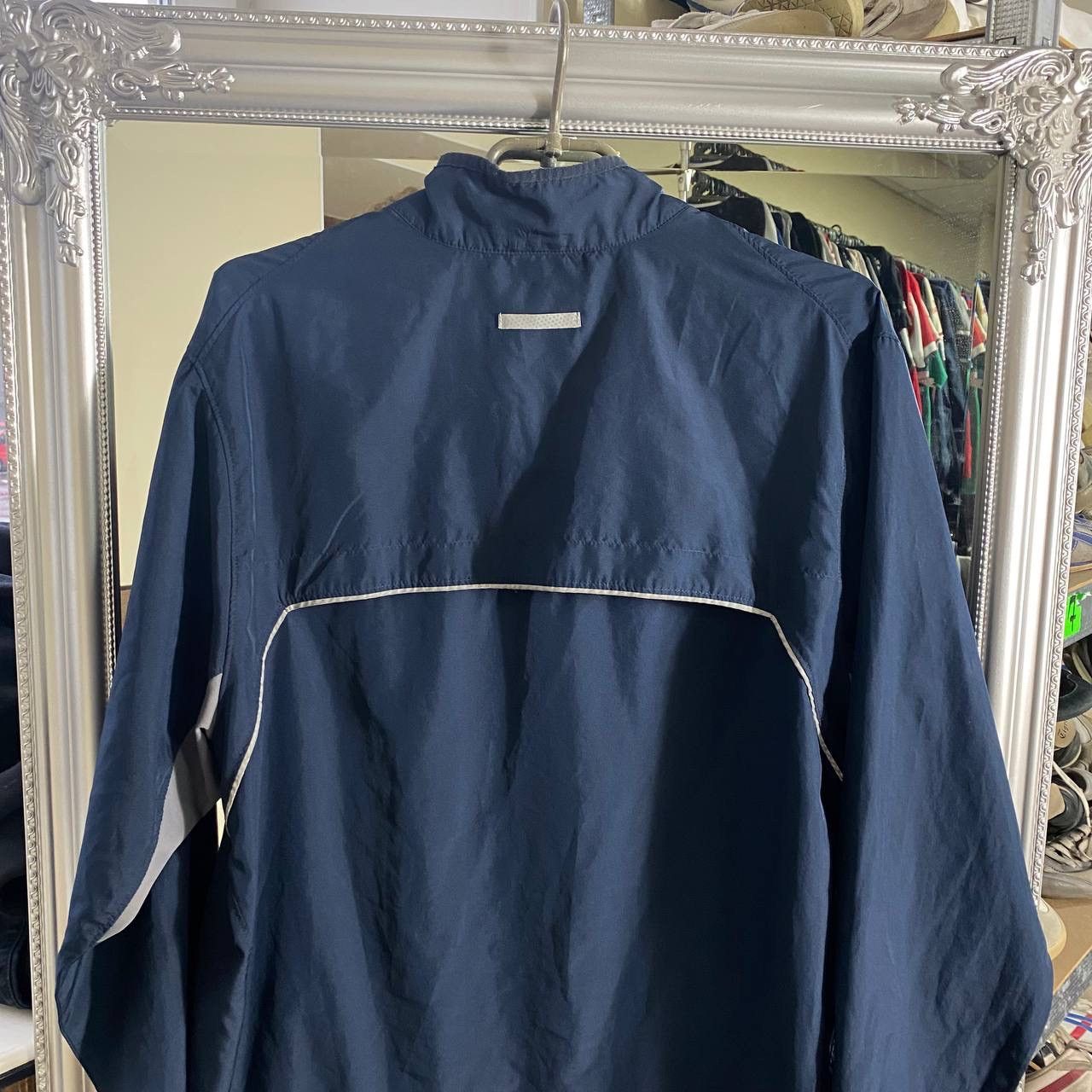 Nike Vintage Y2K Navy Nike Track Jacket Zip Up Nylon Windbreaker Size US M / EU 48-50 / 2 - 8 Thumbnail