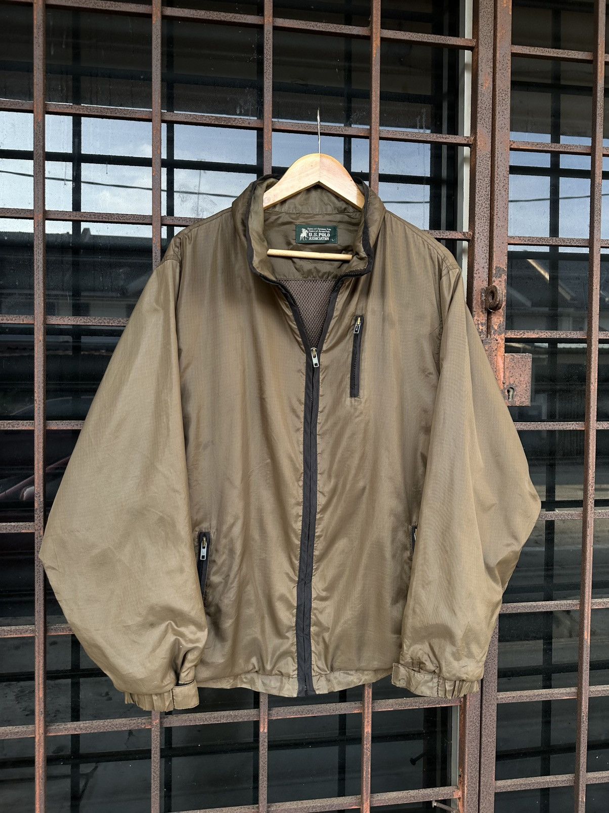 Vintage US Polo Association Light Bomber Jacket Size US L / EU 52-54 / 3 - 3 Thumbnail