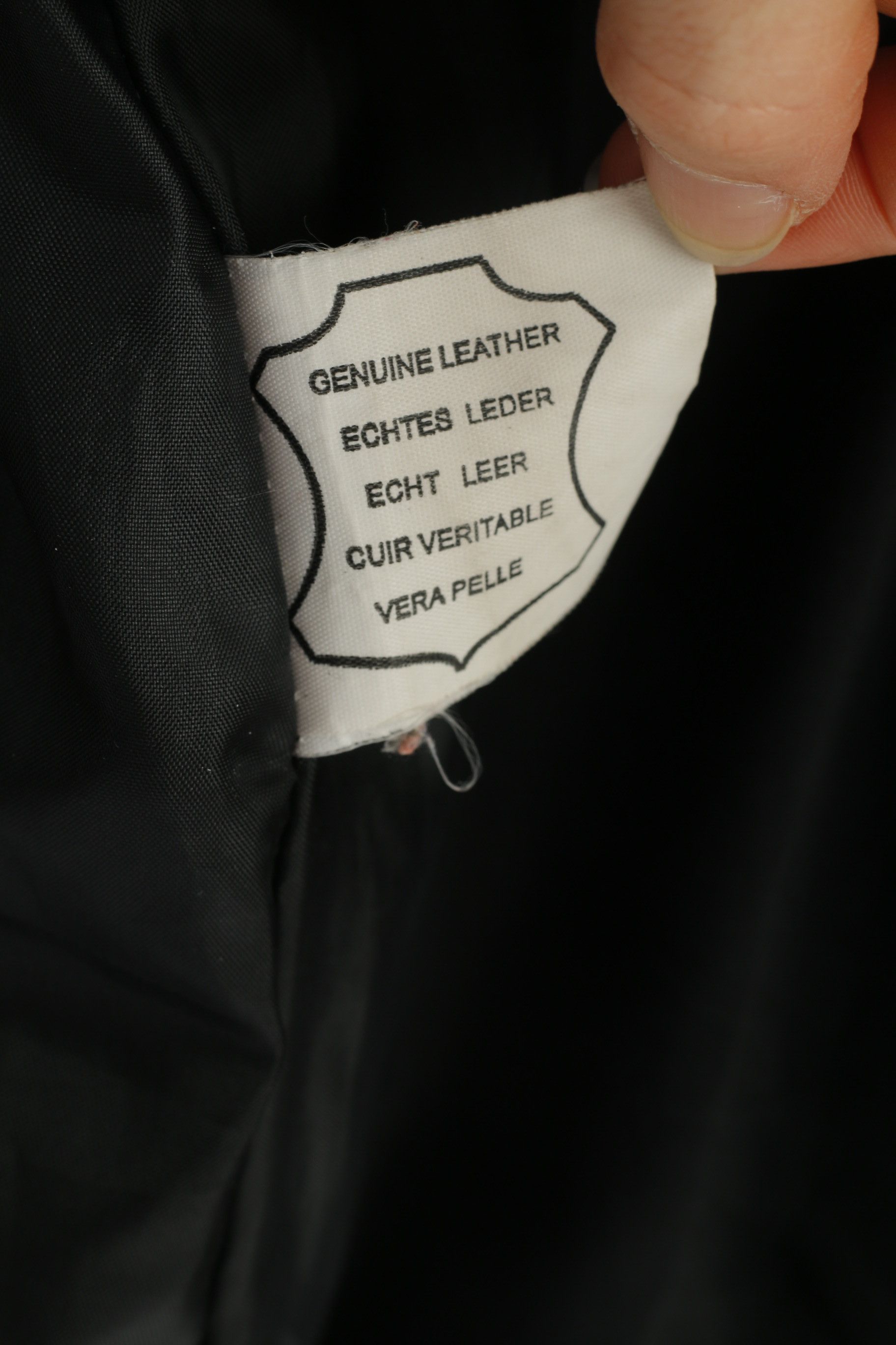 Leather × Vintage Alberto Tesatti Creation Woman XL Leather Jacket 2135 Size XL / US 12-14 / IT 48-50 - 9 Thumbnail