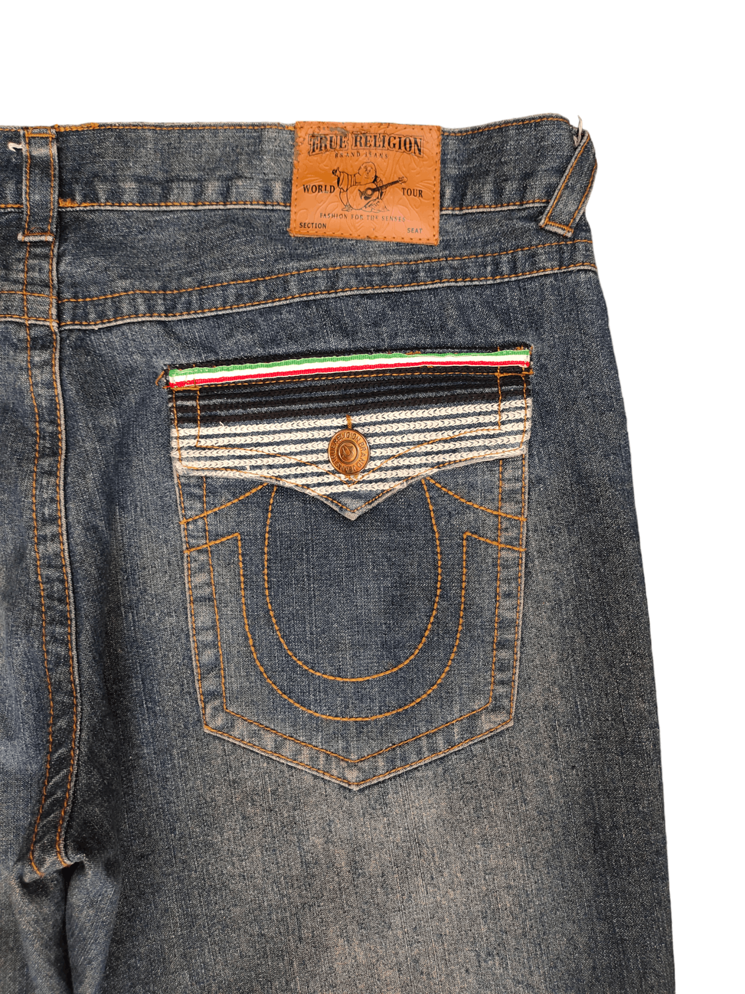 True Religion Baggy Jeans True Religion Distressed Denim Jnco Southpole Size US 42 / EU 58 - 4 Thumbnail