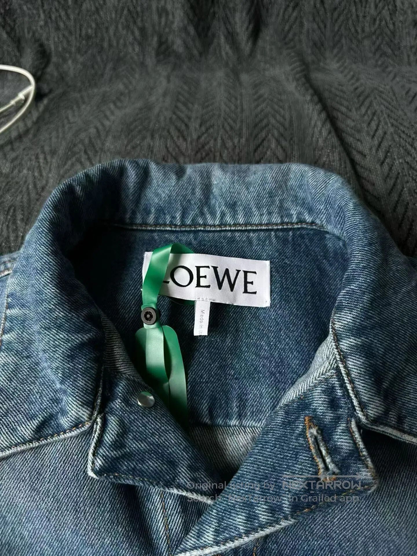 Loewe Loewe Leather Label Denim Jacket. Size XS / US 0-2 / IT 36-38 - 3 Thumbnail