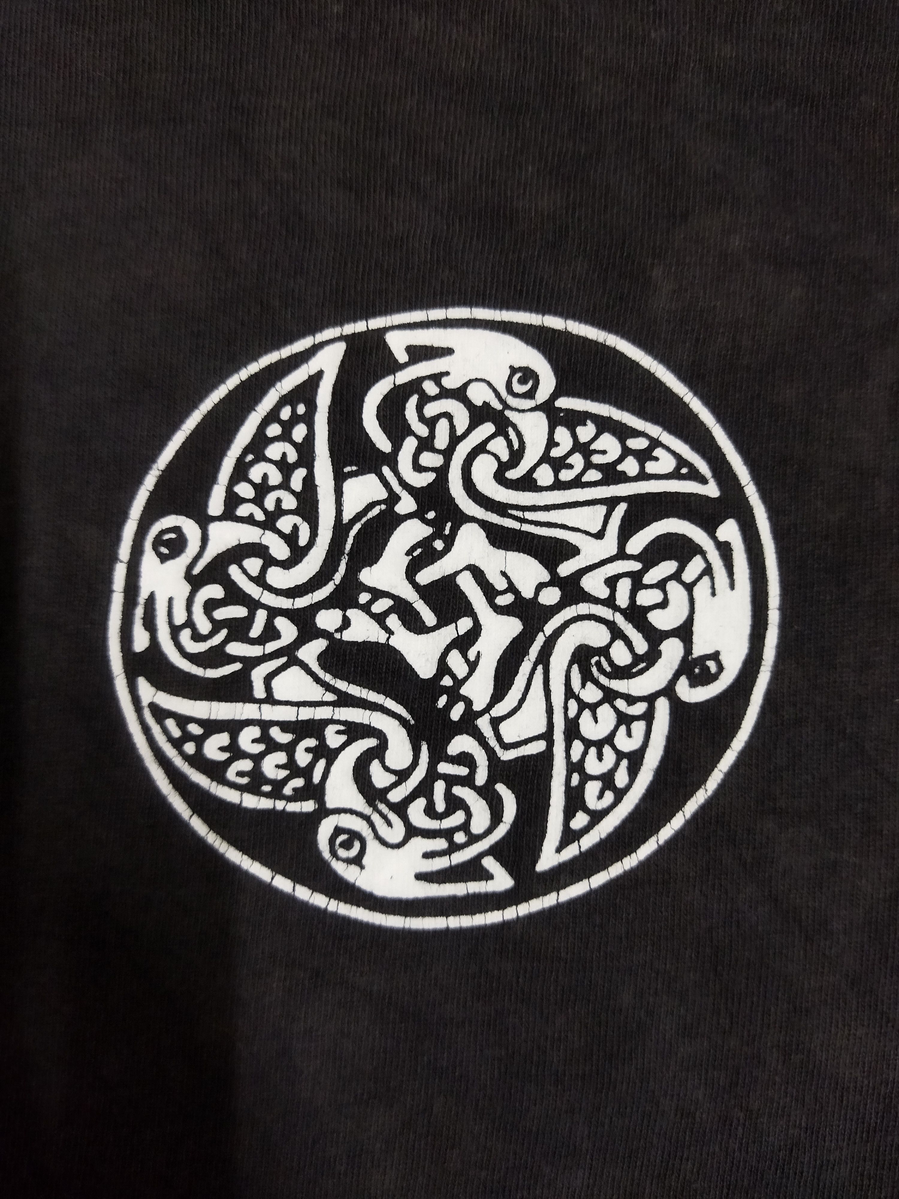 Fashion Victim × Vintage Vintage 1994 Fashion Victim Celtic Knot Tribal Birds Tee Size US XL / EU 56 / 4 - 3 Thumbnail