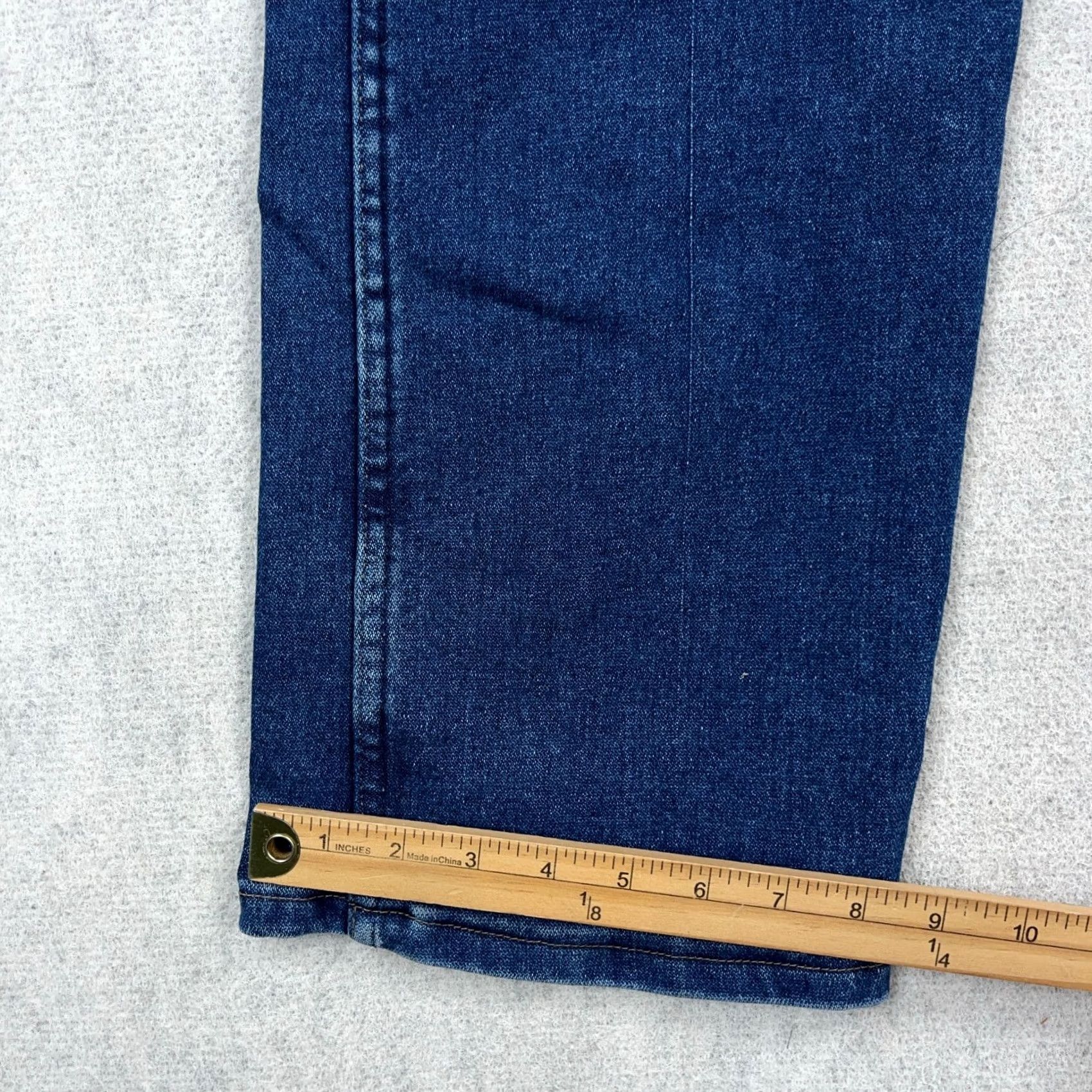 Wrangler Wrangler Cowboy Cut Jeans Men 42x34 Dark Wash Denim 5-Pocket Regular Fit Blue Cowboy Theme Regular Size Size US 42 / EU 58 - 7 Thumbnail