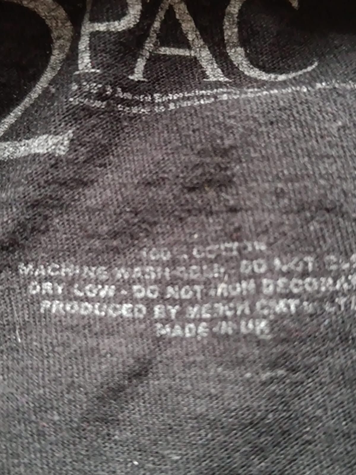 Band Tees × Rap Tees Tupac 2pac black rap t-shirt Size US S / EU 44-46 / 1 - 5 Thumbnail