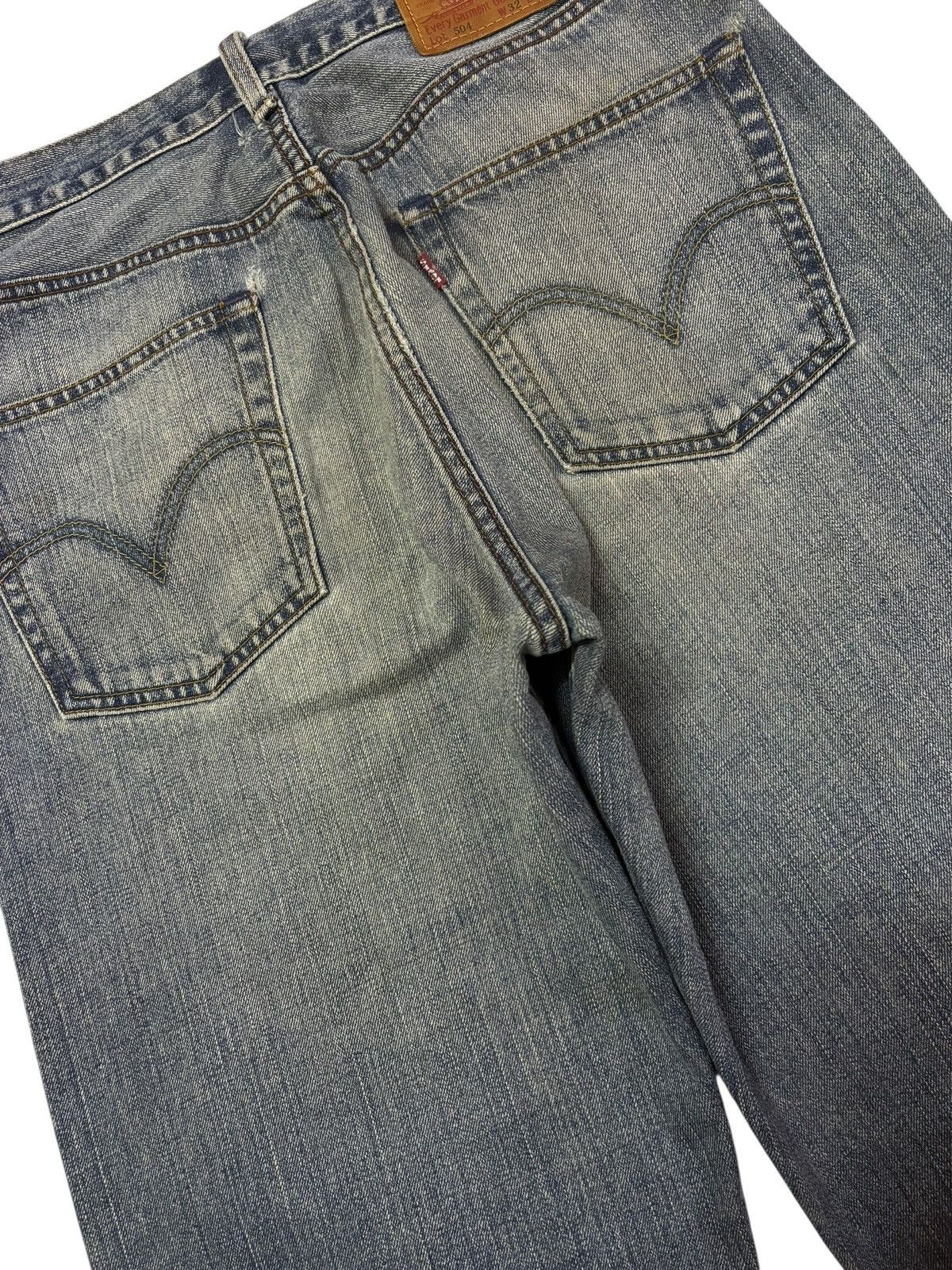 Levi's Vtg 90s Levis 504 Distressed Jeans Size US 31 - 6 Thumbnail
