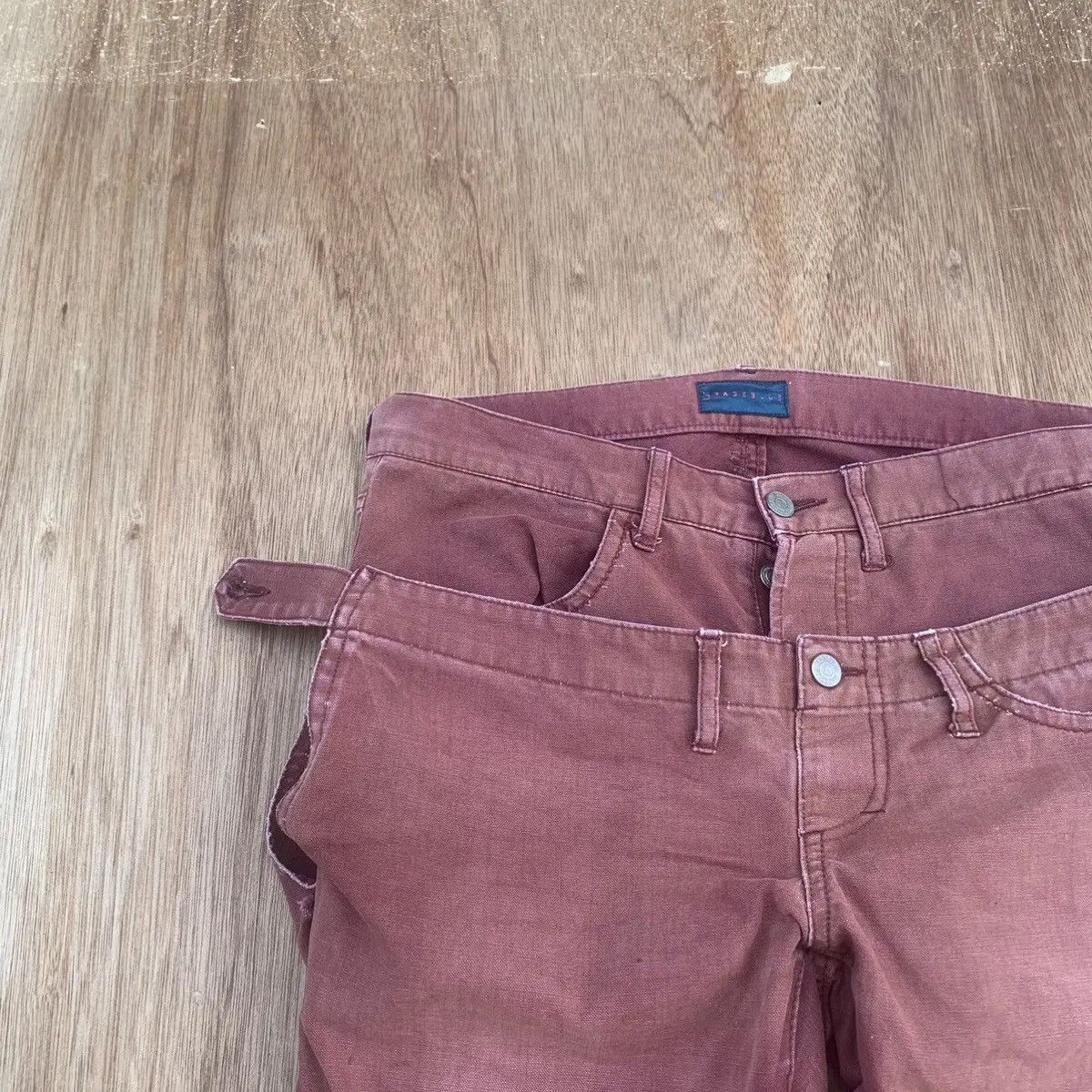 Japanese Brand × RAGEBLUE × Seditionaries 🍁GRAILS🍁RAGEBLUE JEANS FADED DOUBLEWAIST DUCK CANVAS PANTS Size US 32 / EU 48 - 4 Thumbnail