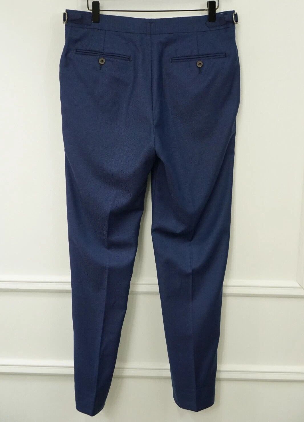 Suitsupply Men Suitsupply Suit Napoli Blue Pure Wool S110 Zignone US36 Size 36R - 8 Thumbnail