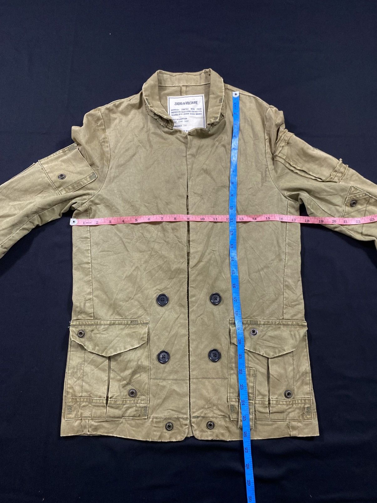 If Six Was Nine Military Jacket Punk Distressed Taxi driver style Size US M / EU 48-50 / 2 - 10 Thumbnail