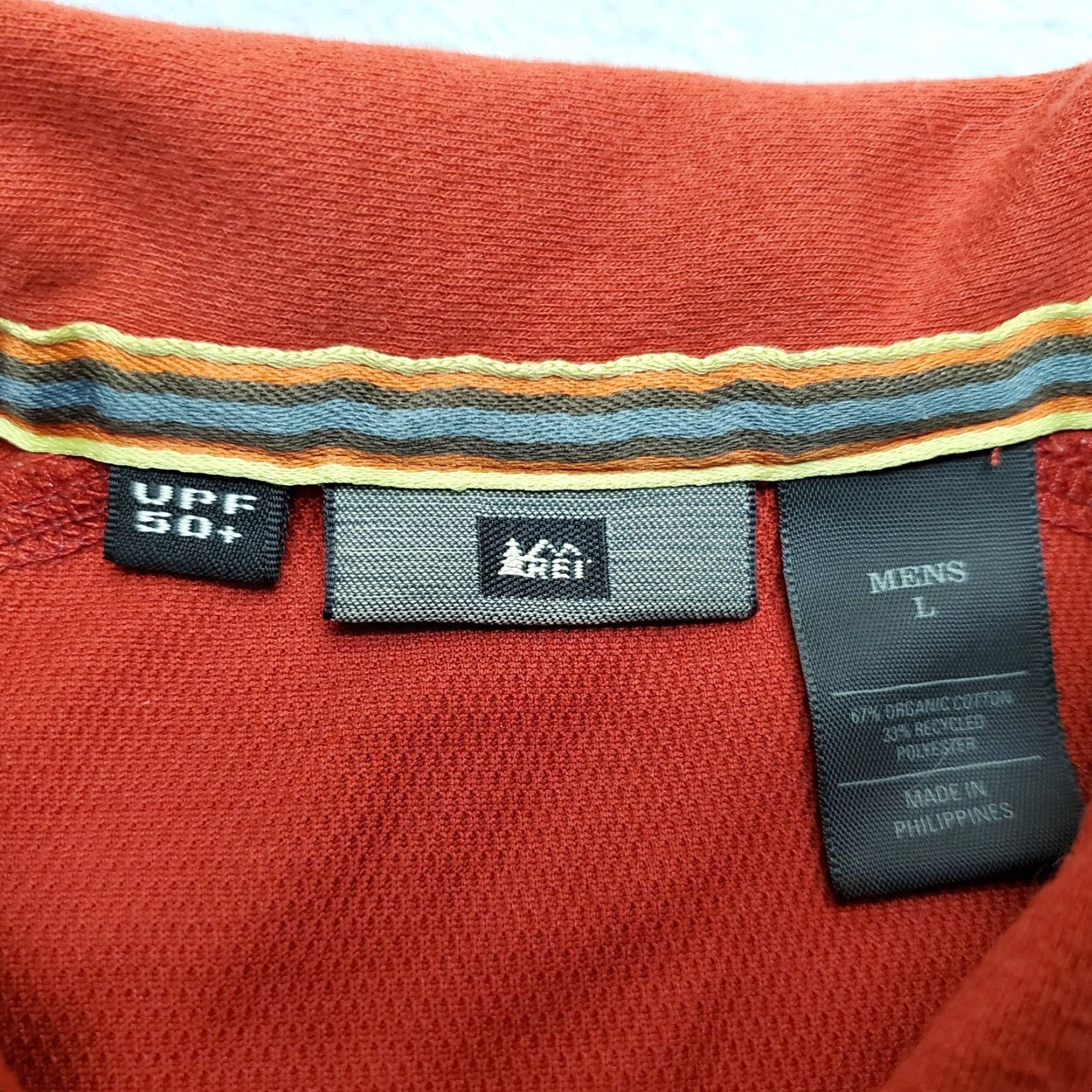 Vintage VINTAGE REI Polo Shirt Mens L Red Recycled Organic Cotton Blend Outdoor Casual Polo Shirt Mens L Red Outdoor Casual Size US L / EU 52-54 / 3 - 5 Thumbnail