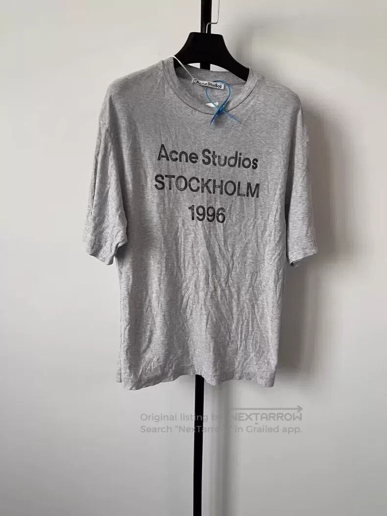 Acne Studios Acne Studios Letter print casual round neck short sleeve r Size XXS / US 00 / IT 34 - 1 Thumbnail