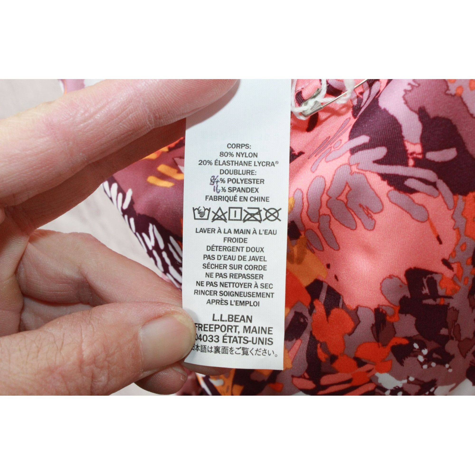 L.L. Bean × Swims LL Bean Women's Swimwear Scoopneck Tankini Top Size S / US 4 / IT 40 - 9 Thumbnail