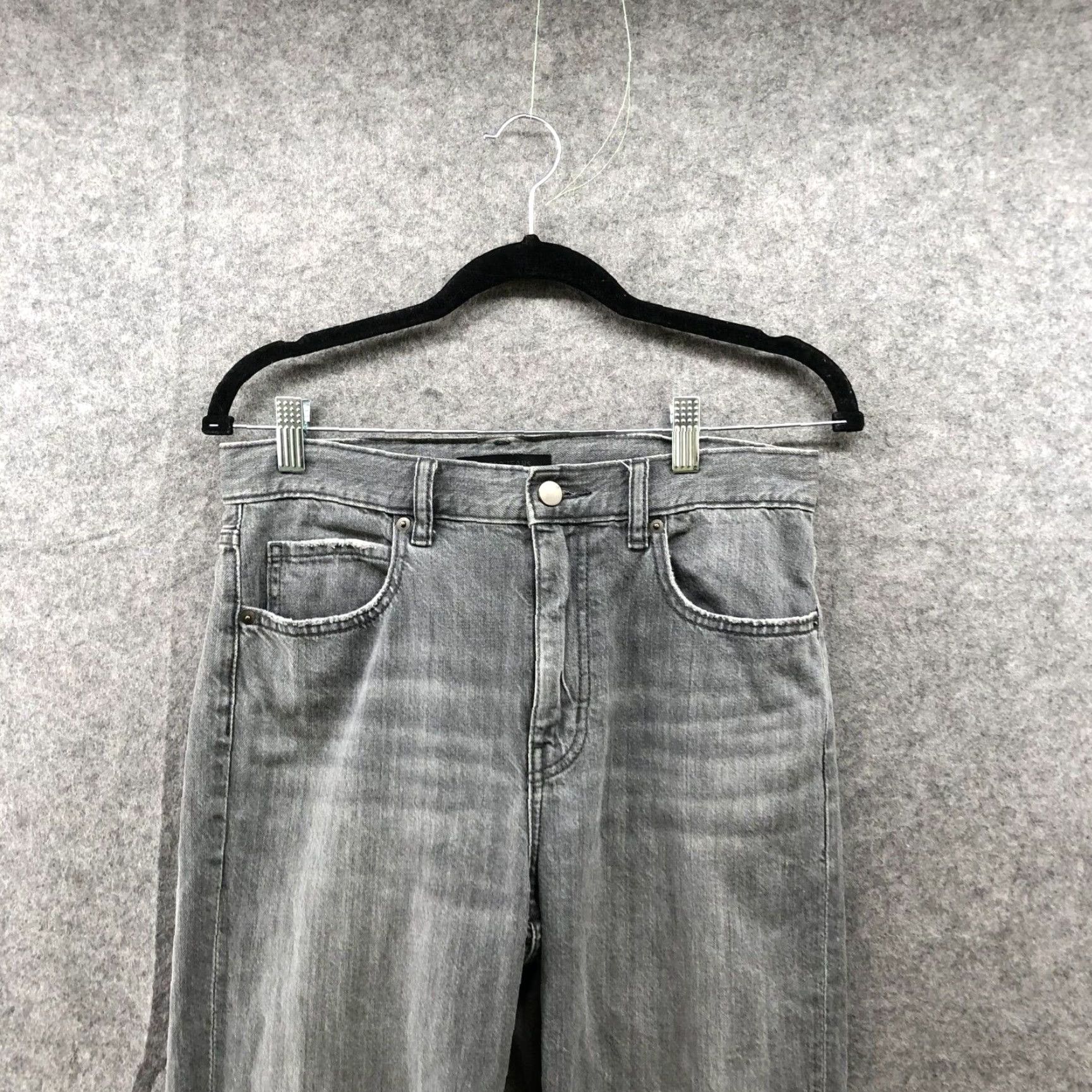 Uniqlo Uniqlo Relaxed Fit Jeans Womens Size 24 Distressed Gray Ankle Size 42" / US 20 - 3 Thumbnail