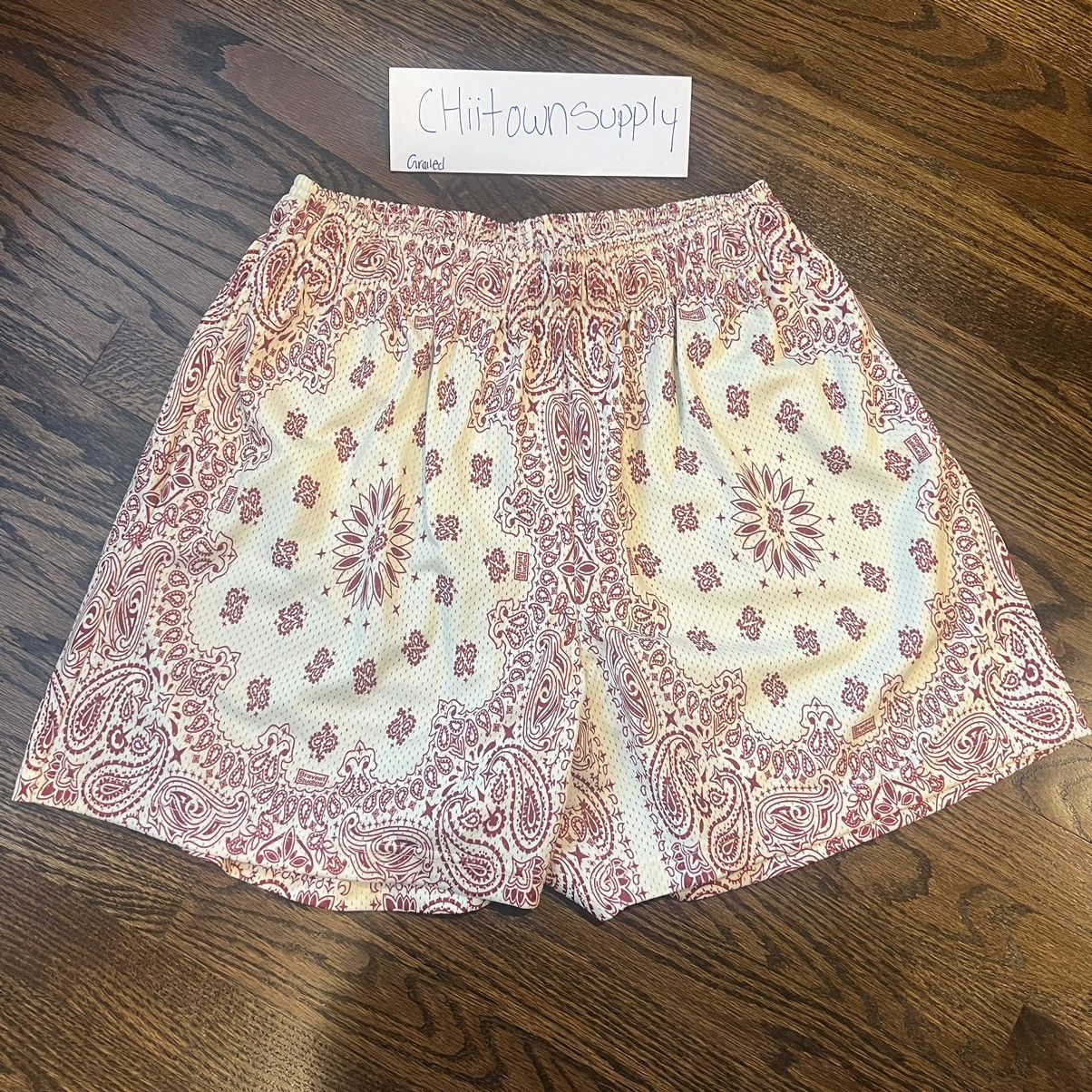 Bravest Studios Bravest Studio Light Cream/Red Paisley Size XXL Size US 38 / EU 54 - 1 Thumbnail