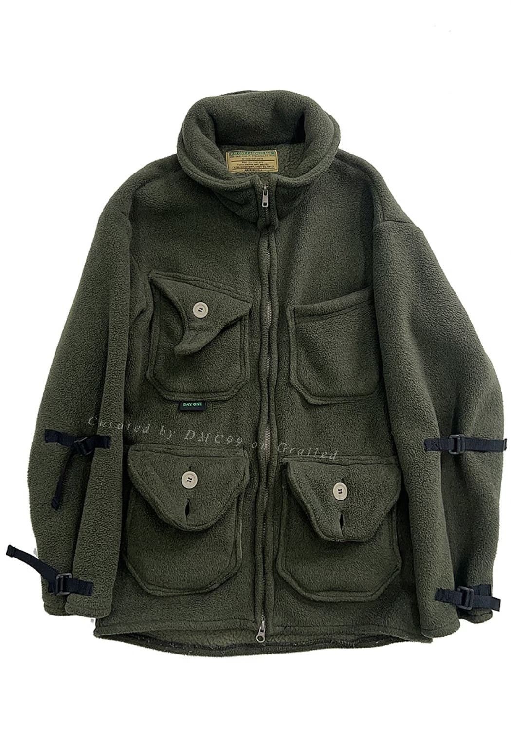 Vintage Vintage Hunting Style Fleece Jacket Size US M / EU 48-50 / 2 - 1 Thumbnail