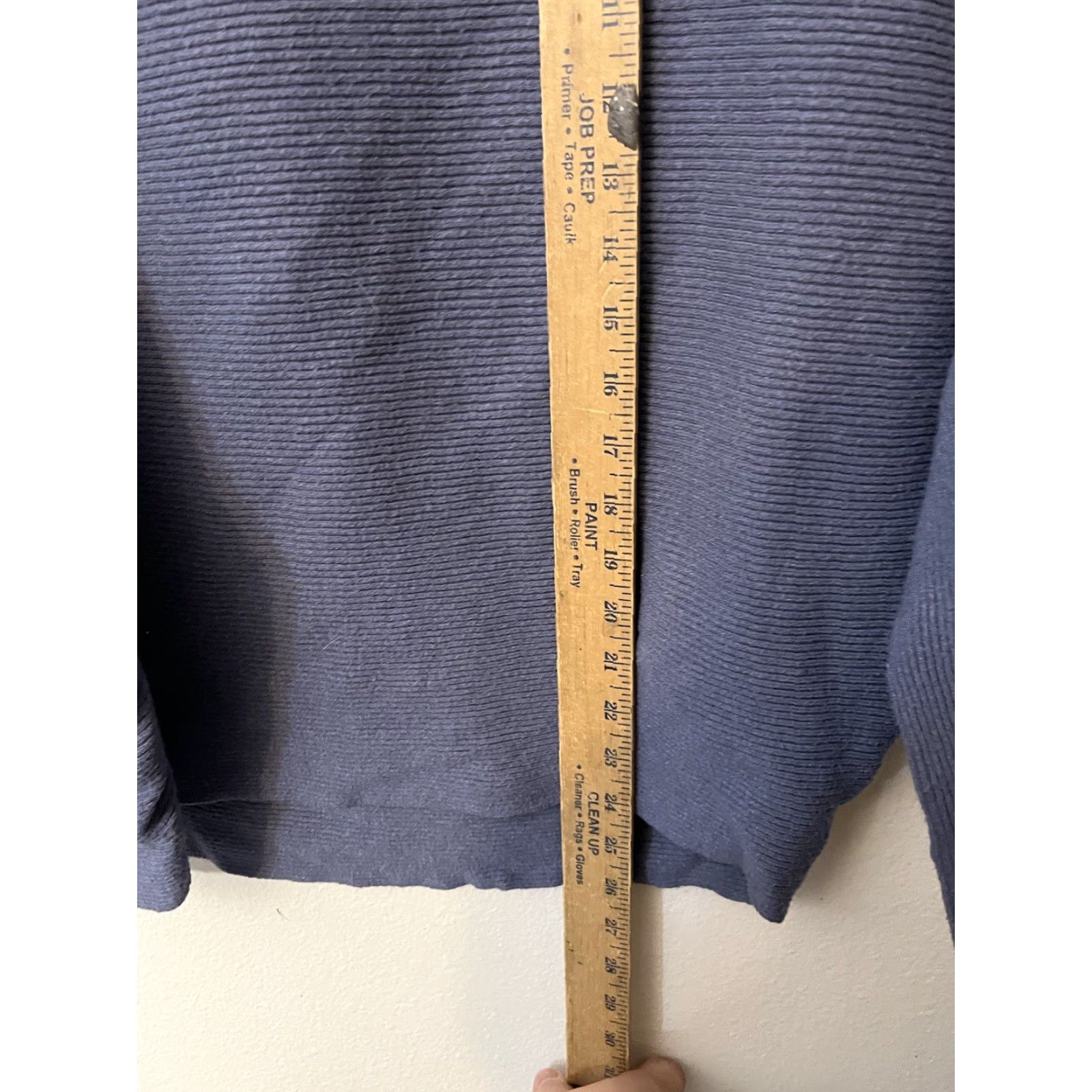Vintage PHILOSOPHY Pullover Sweater Long Sleeve V-Neck Blue XS? (Note: Original size 1X) Size XL / US 12-14 / IT 48-50 - 4 Thumbnail